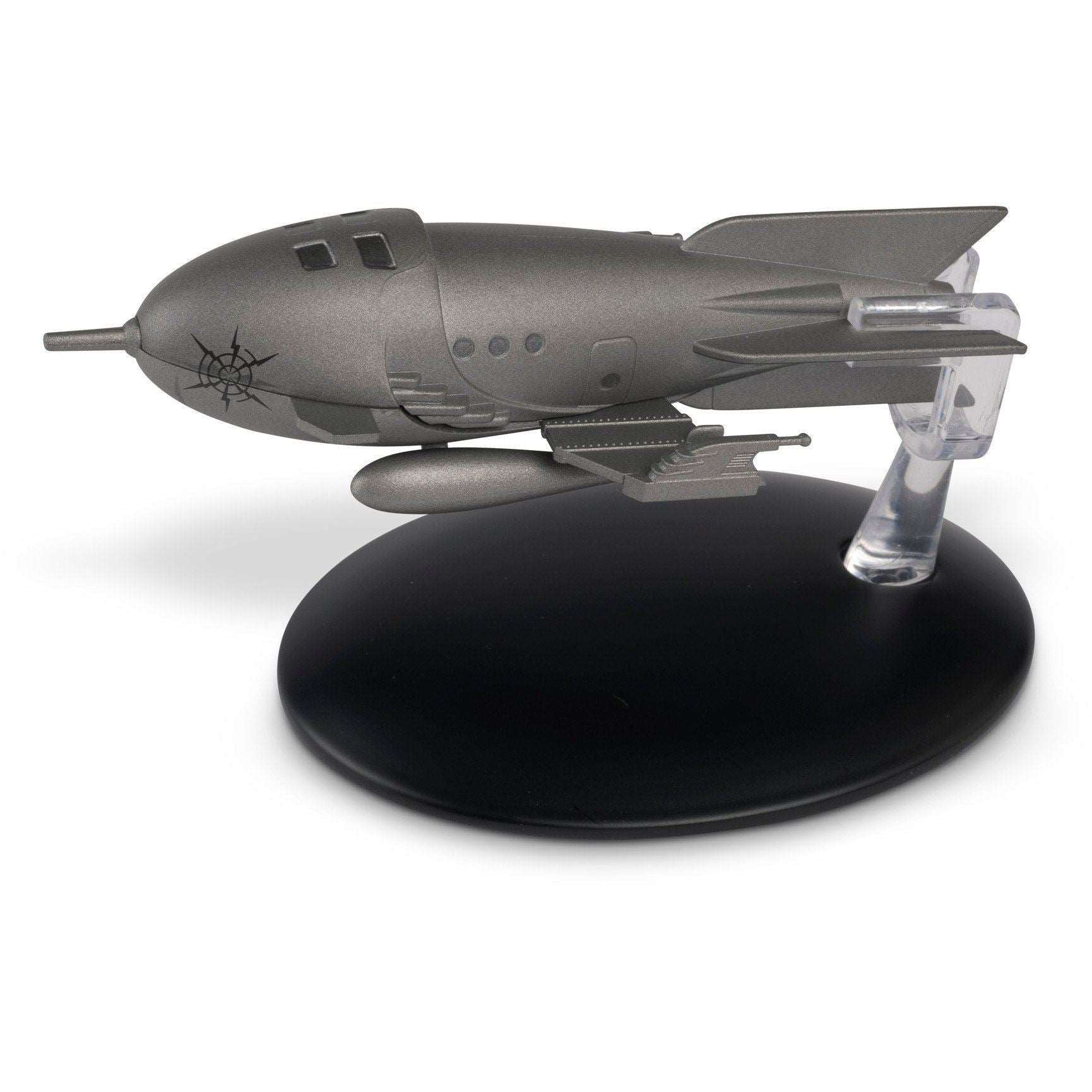 #111 Captain Proton’s Rocket Ship Model Die Cast Ship (Eaglemoss / Star Trek) Real Merch