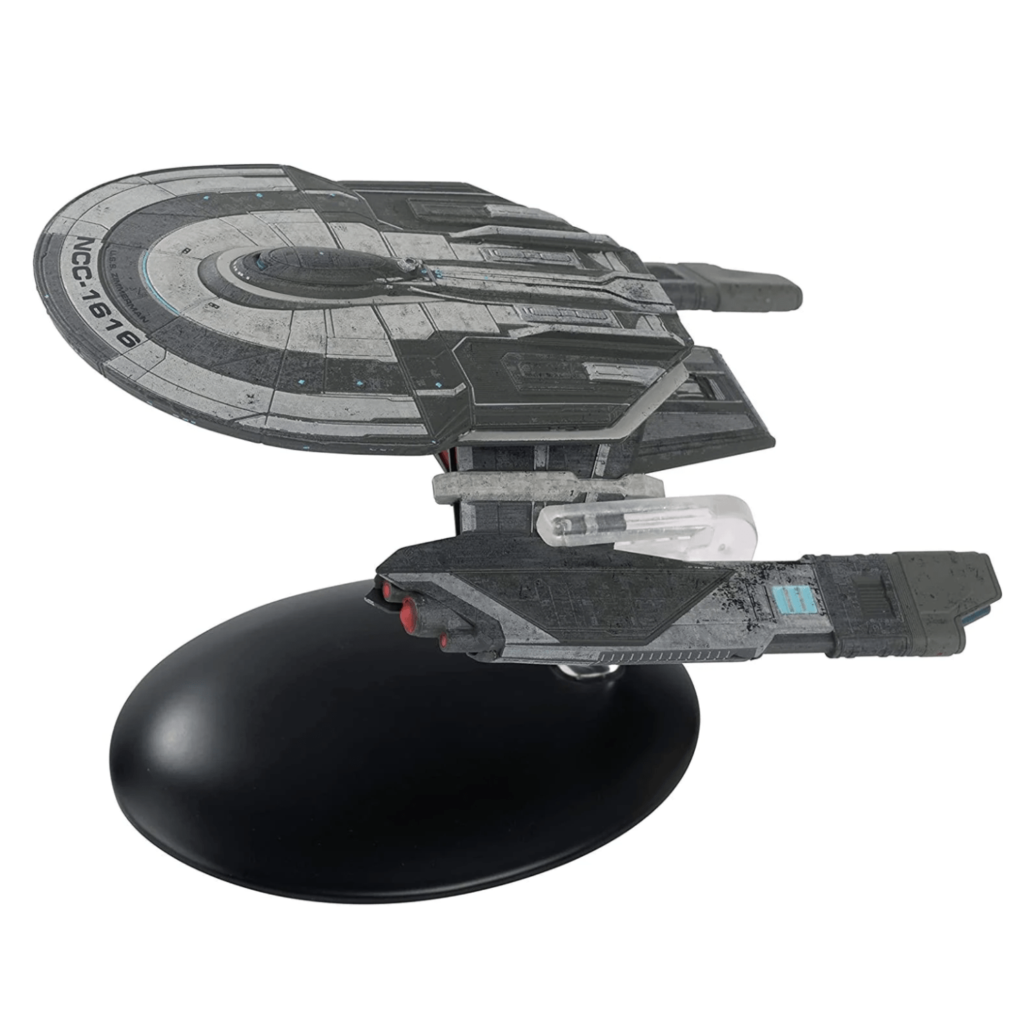 #27 U.S.S. Zimmerman NCC-1616 Starfleet Tug (Helios-class) Discovery Ships Model Diecast Federation Tug Ship (Eaglemoss / Star Trek) Real Merch