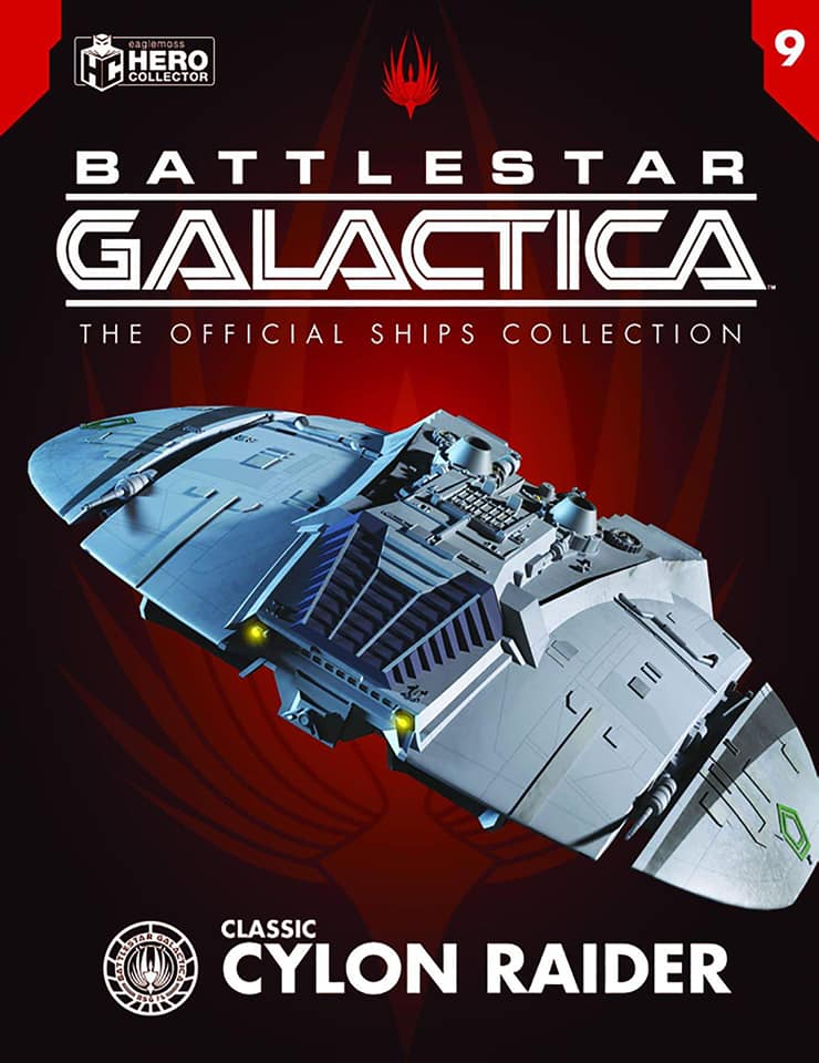 #09 Classic Cylon Raider (TOS) Diecast Model Ship (Battlestar Galactica: The Official Ships Collection) Real Merch