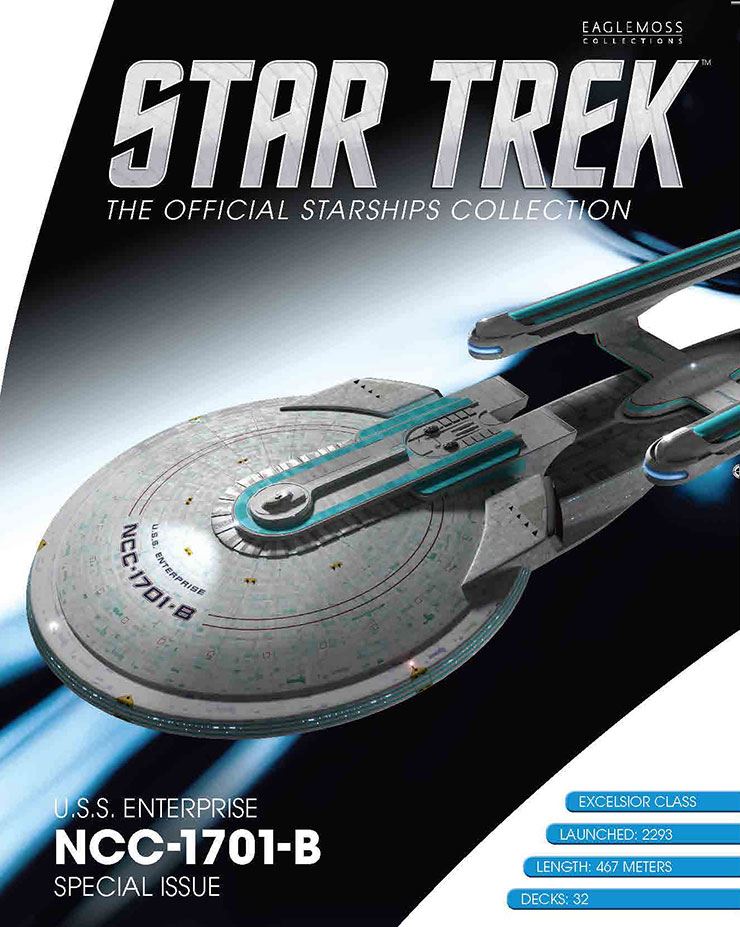 #08 U.S.S. Enterprise NCC-1701-B XL EDITION Model Die Cast Ship (Eaglemoss / Star Trek) Real Merch