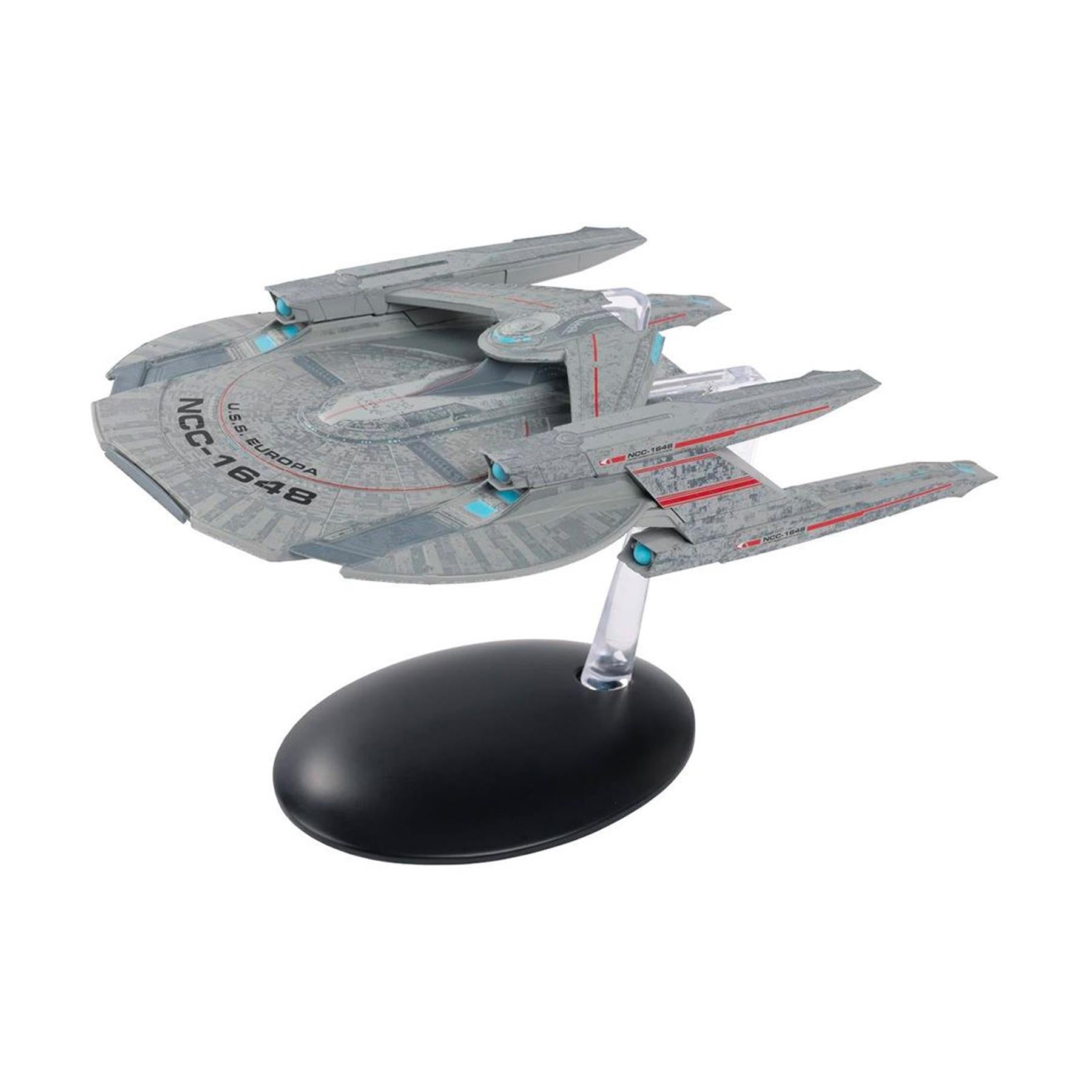 #05 U.S.S. Europa NCC-1648 Discovery Ships Model Diecast Ship (Eaglemoss / Star Trek) Real Merch