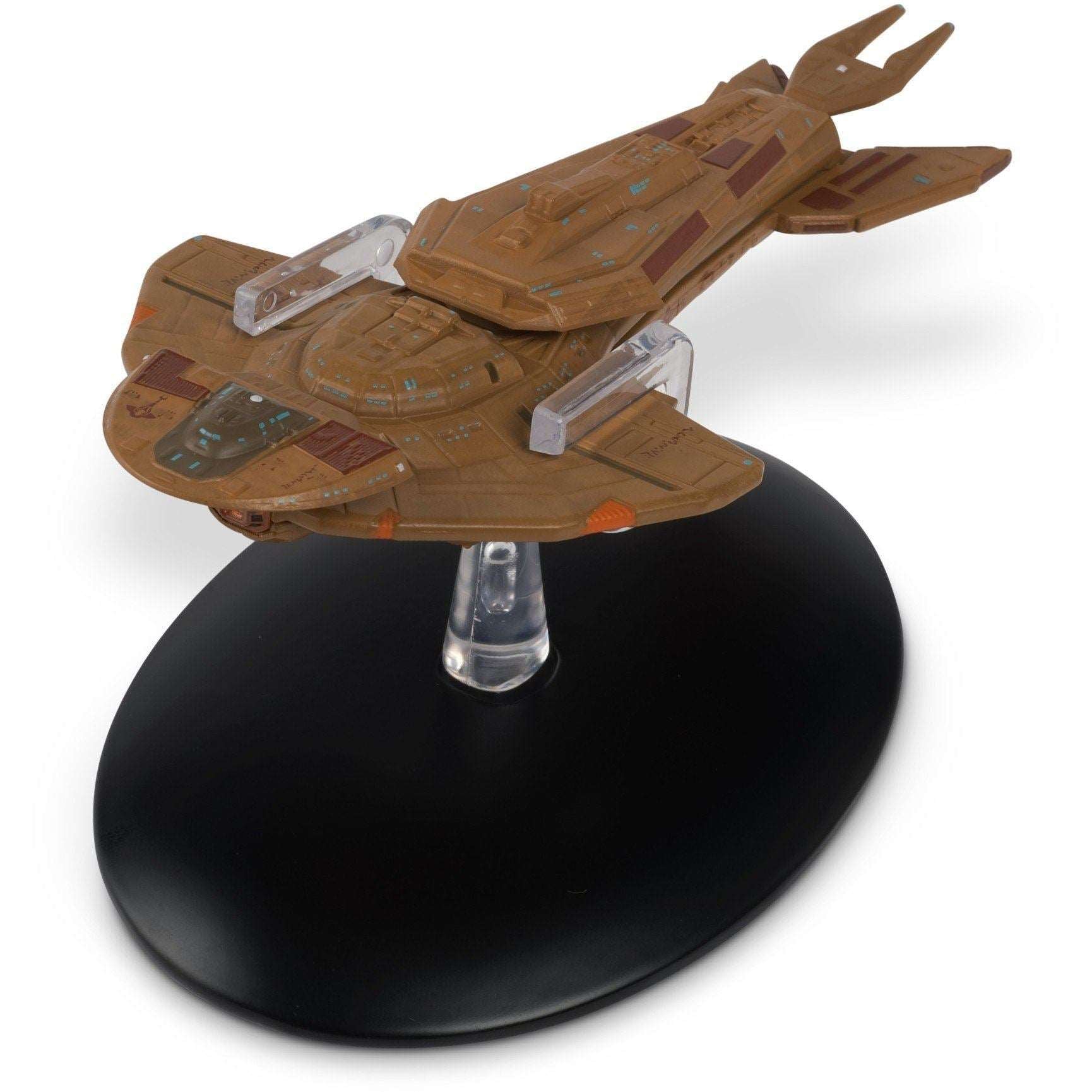 #136 Cardassian Keldon Class Cruiser Model Die Cast Ship (Eaglemoss / Star Trek) Real Merch