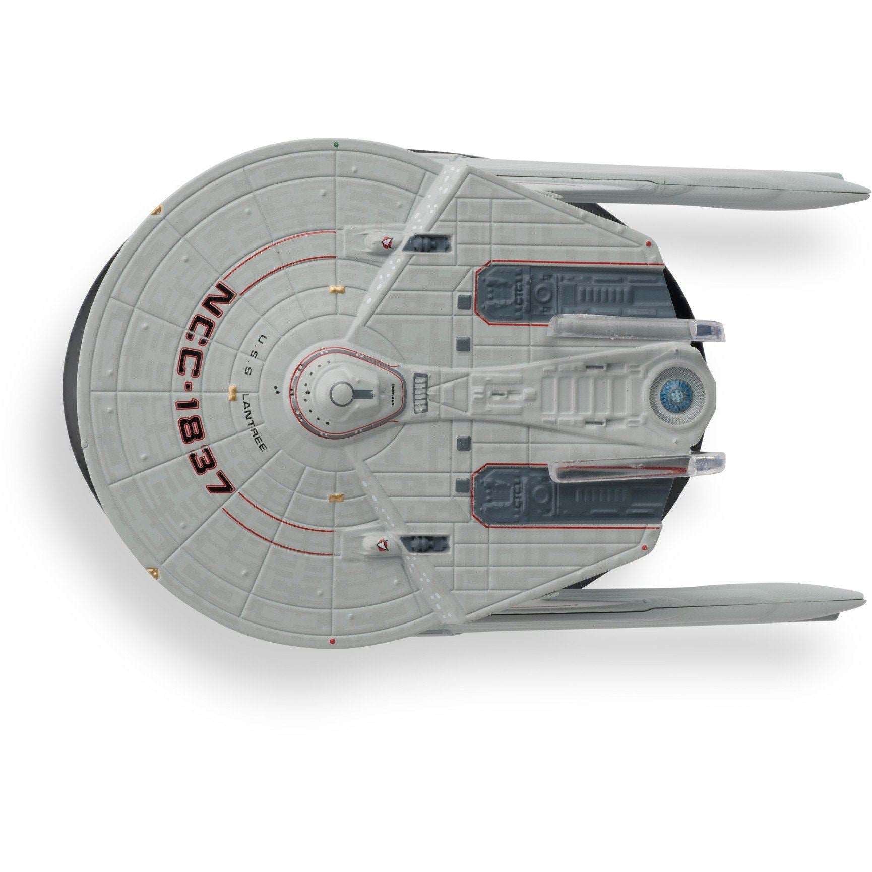 #138 USS Lantree NCC-1837 Model Die Cast Ship (Eaglemoss / Star Trek) Real Merch