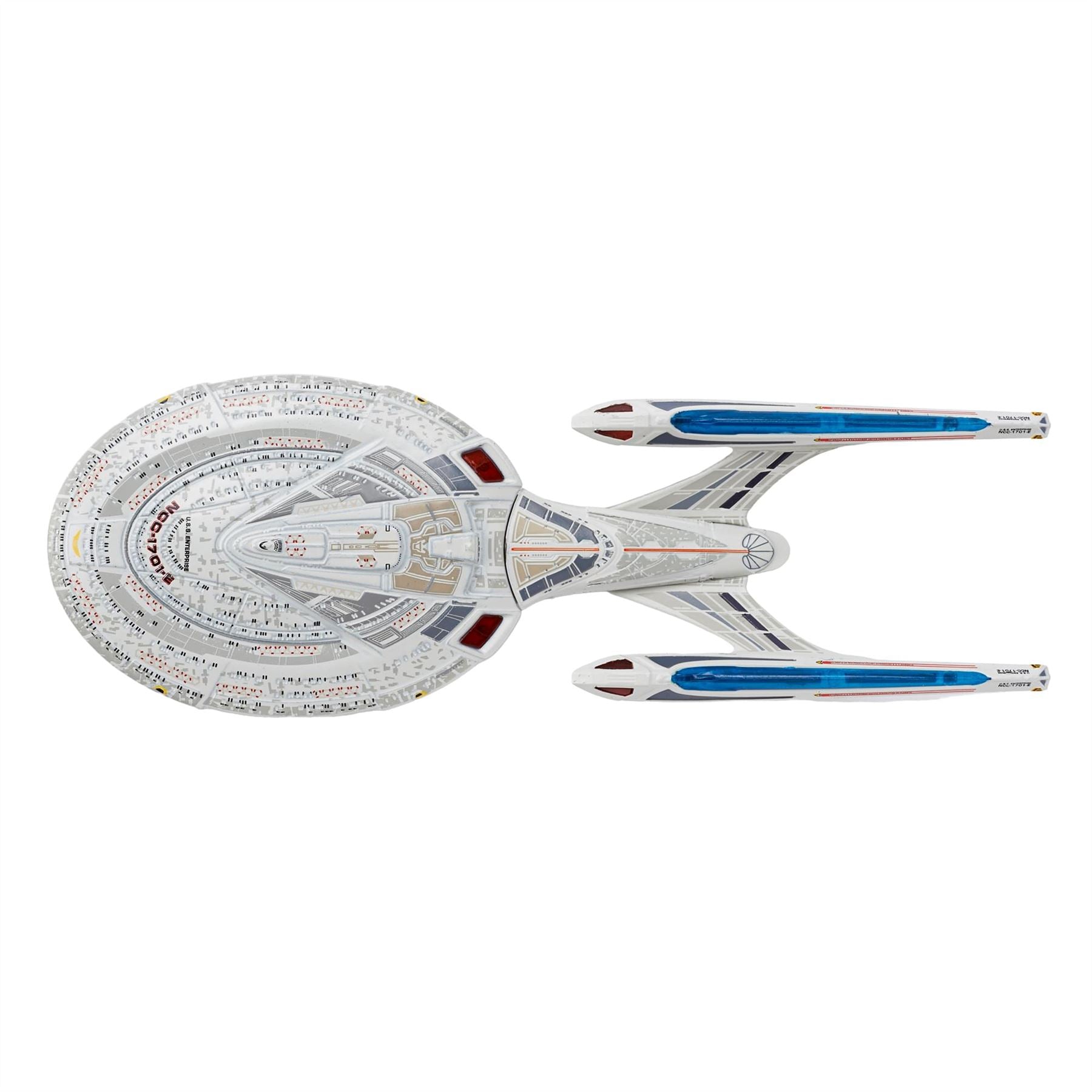 #08 U.S.S. Enterprise NCC-1701-E (Sovereign-class) Diecast Model Ship (Eaglemoss / Star Trek) Real Merch