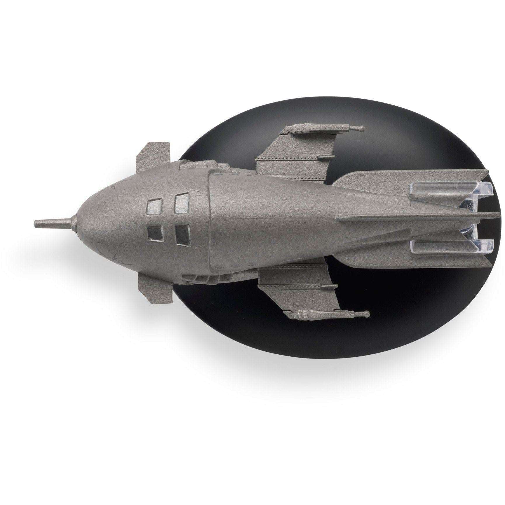 #111 Captain Proton’s Rocket Ship Model Die Cast Ship (Eaglemoss / Star Trek) Real Merch