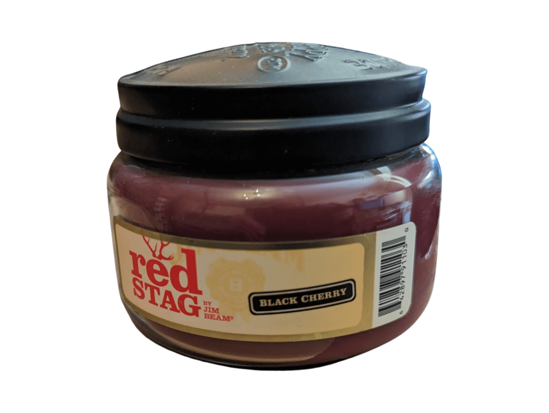 Red stag - Black Cherry Small Jar Scented Candle Candleberry