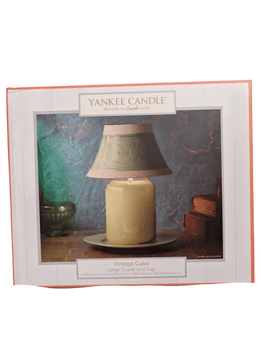 Yankee Candle - Lamp Shade and Tray Vintage Cuba - The Imagination Shop - Yankee Candle 