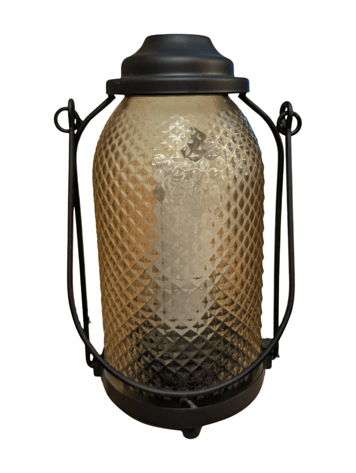 Yankee Candle - Glass Lantern Yellow Yankee Candle