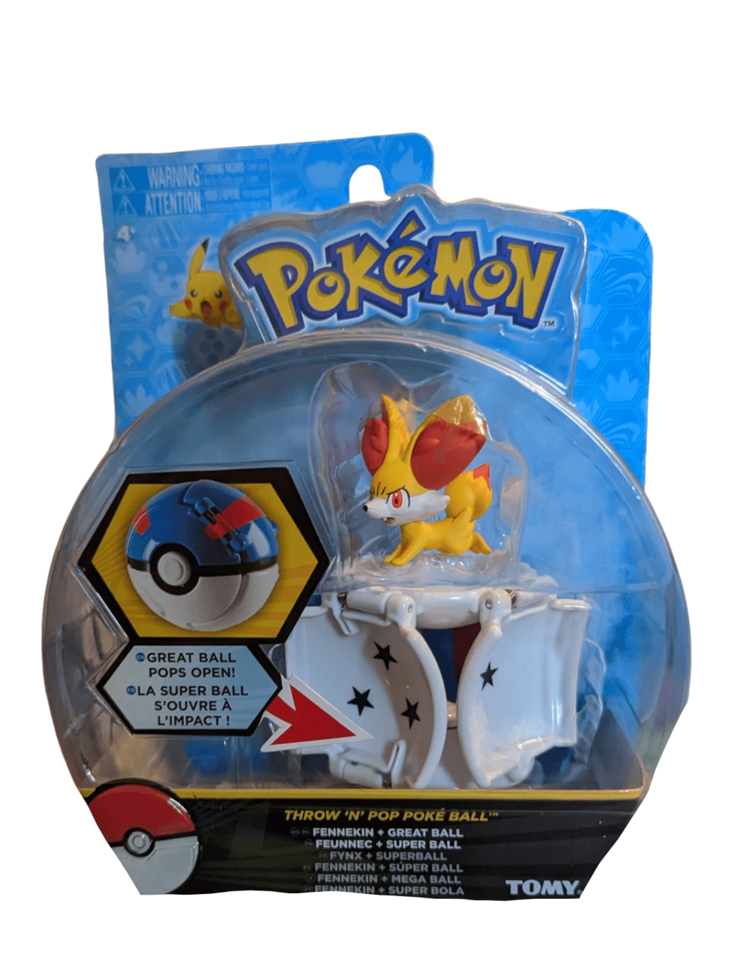 Pokémon - Fennekin + Pokeball Figure pack Tomy
