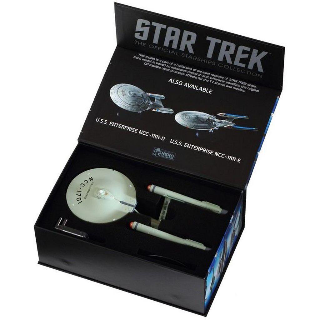 #01 U.S.S. Enterprise NCC-1701 XL EDITION Die-Cast Model Ship TOS (Eaglemoss / Star Trek) Real Merch