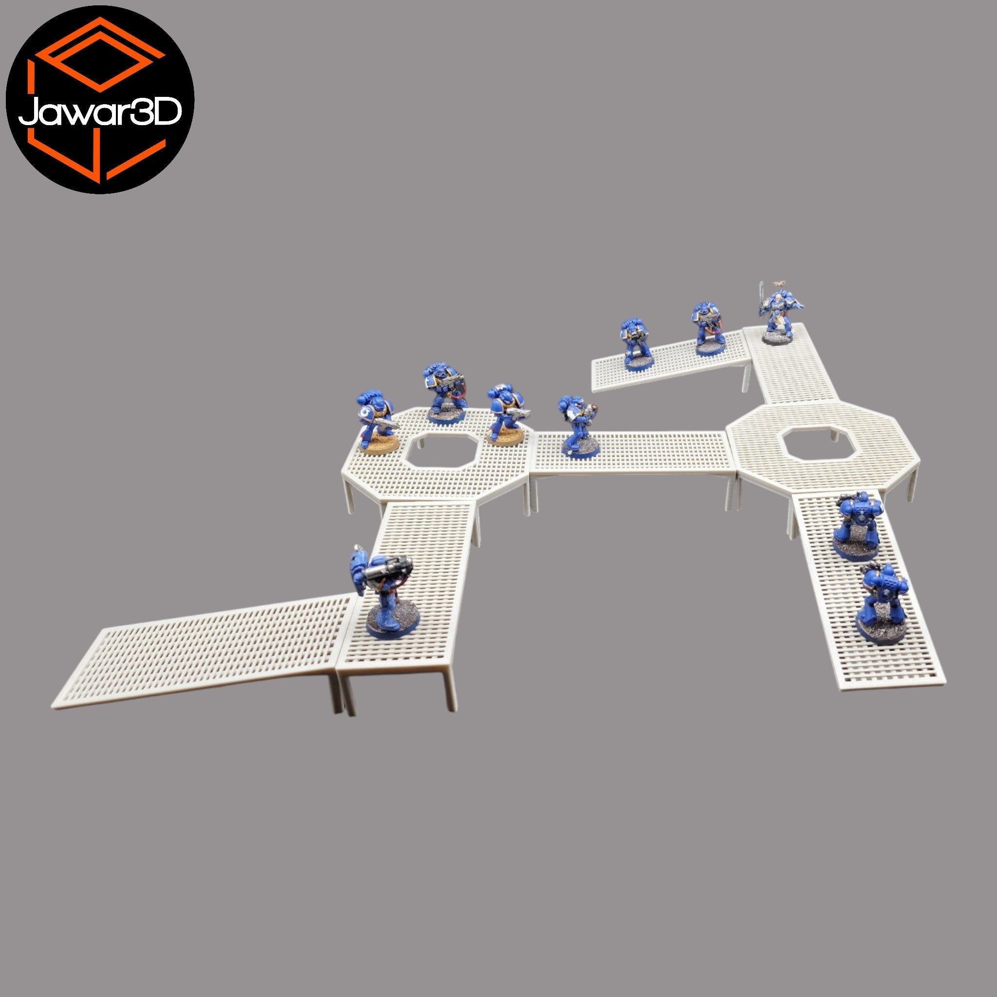Footbridge Set - 28mm Wargaming Scatter Terrain Scenery Tabletop Miniature Jawar3d