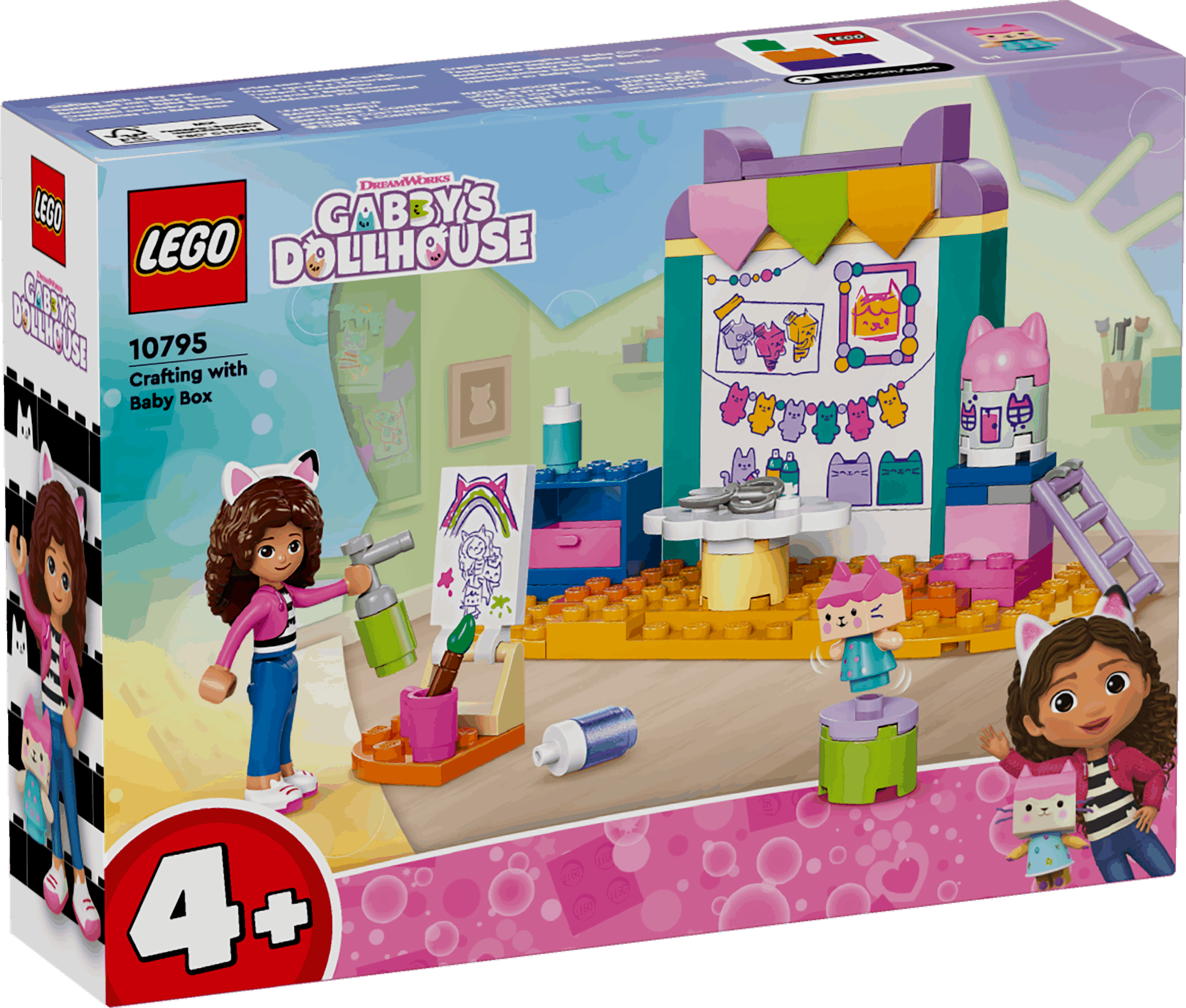 Lego Gabby's Dollhouse 10795 Crafting with Baby Box for Ages 4 and Up Curious Minds