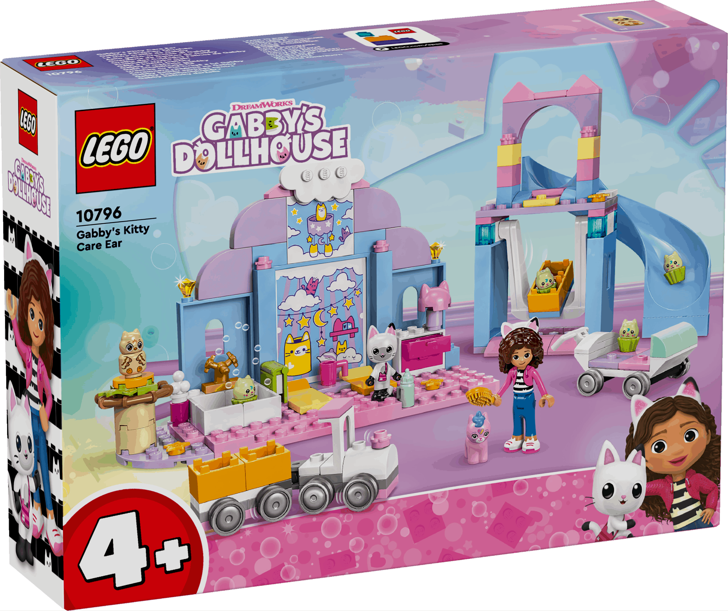 Lego Gabby's Dollhouse 10796 Gabby's Kitty Care Ear for Ages 4 and Up Curious Minds