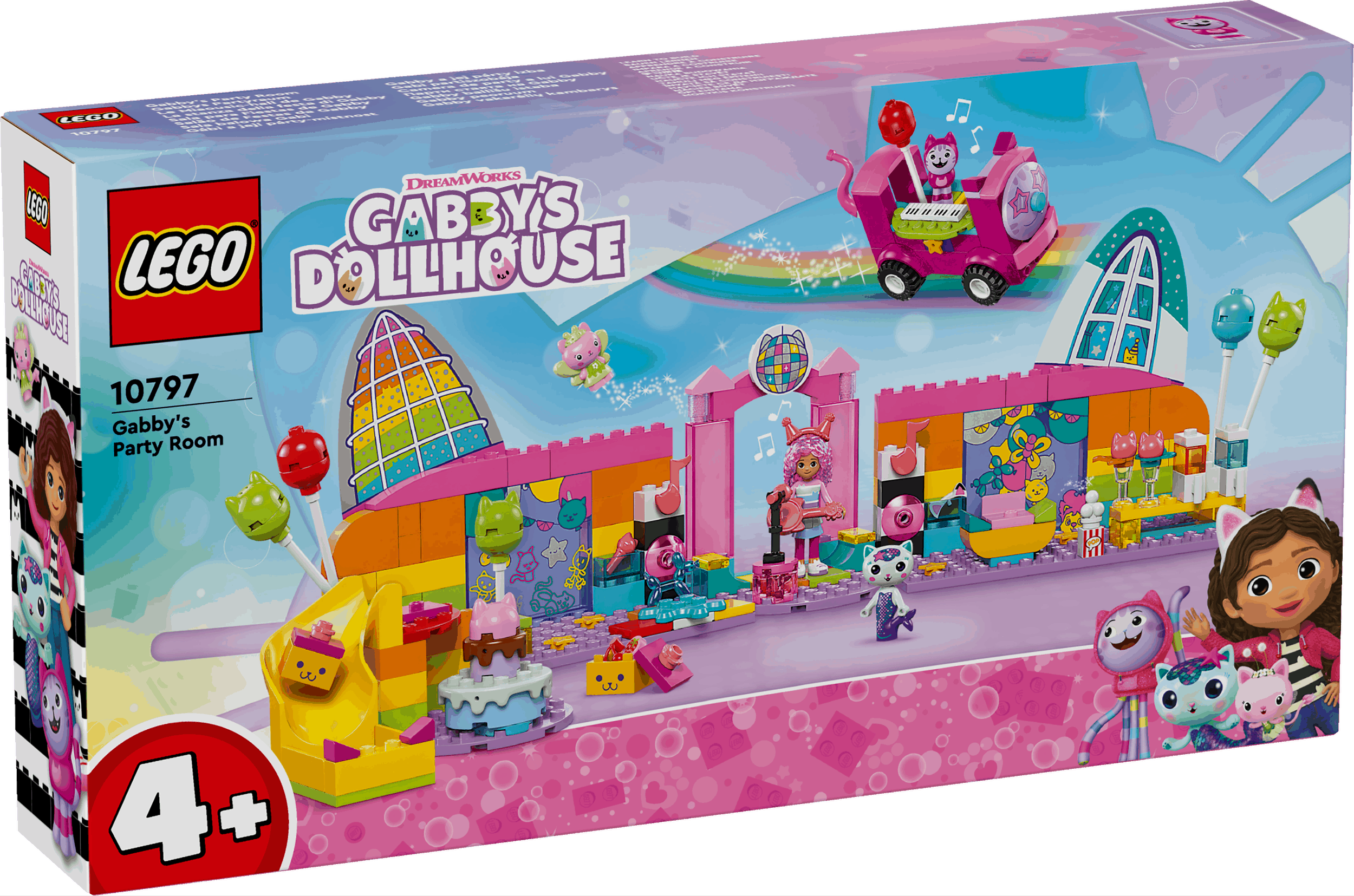 Lego Gabby's Dollhouse 10797 Gabby's Party Room Playset for Ages 4+ Curious Minds