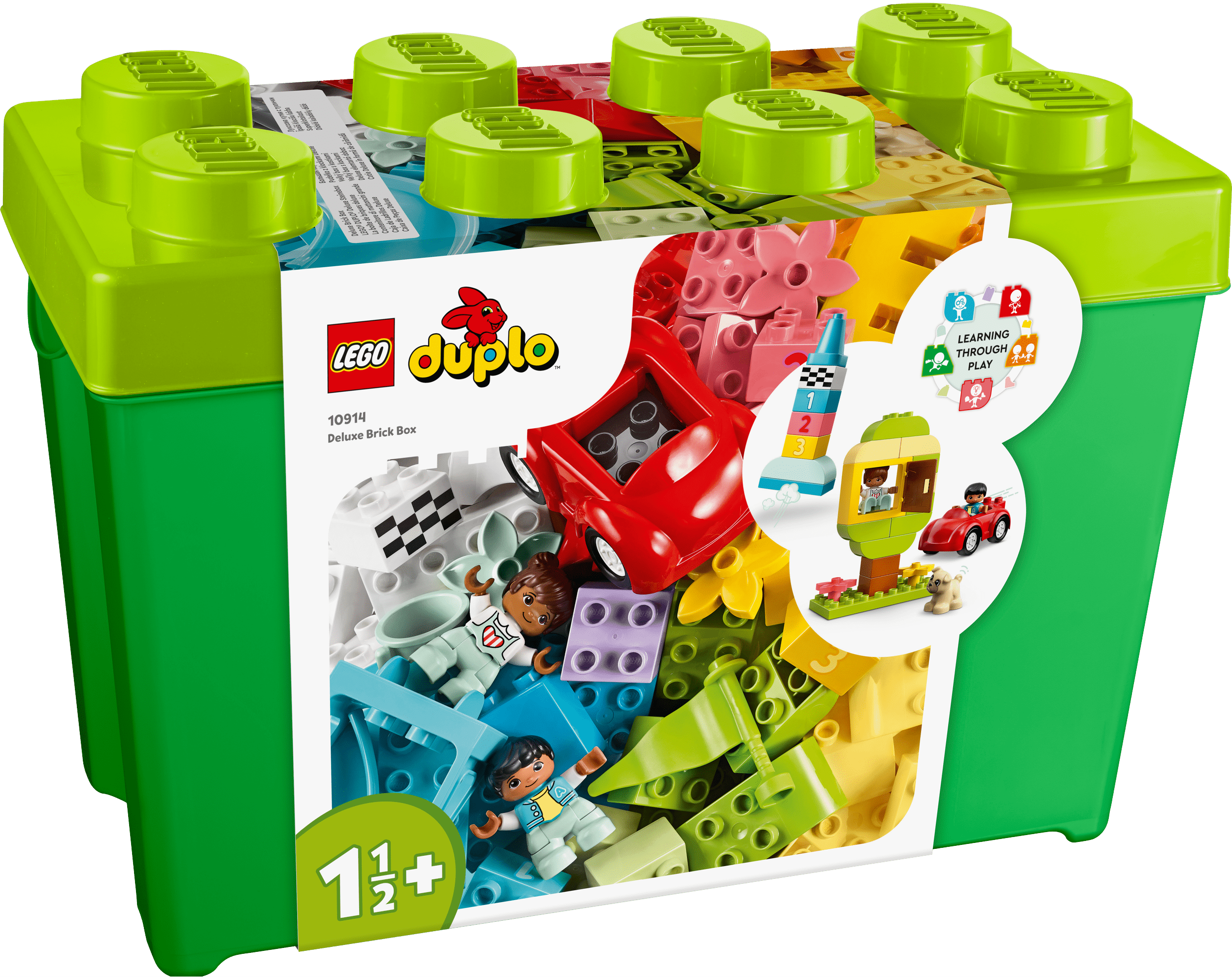 Lego Duplo 10914 Deluxe Brick Box for Children Ages 18 Months and Up Curious Minds