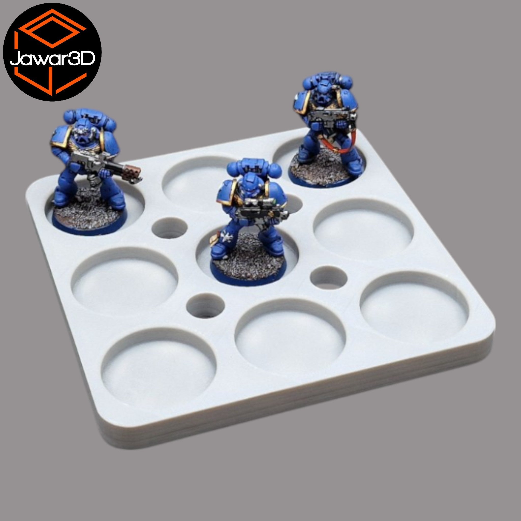 Painting Tray - Up to 32mm Wargaming Scatter Terrain Scenery Tabletop Miniature Jawar3d