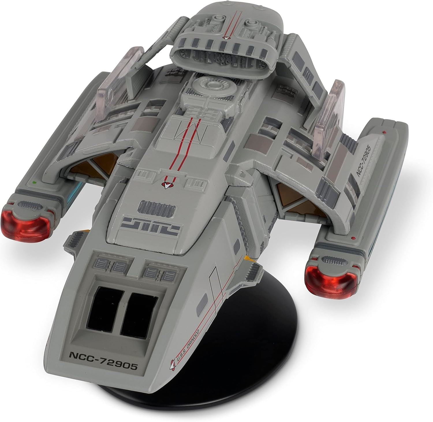 #14 Starfleet Runabout (U.S.S. Orinoco) XL EDITION Model Diecast Shuttle (Eaglemoss / Star Trek) Real Merch