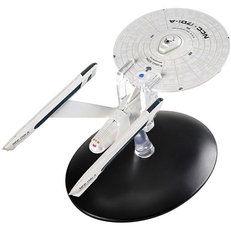 #12 U.S.S. Enterprise NCC-1701-A (Constitution-class refit) Diecast Model Ship Window Boxed (Eaglemoss / Star Trek) Real Merch