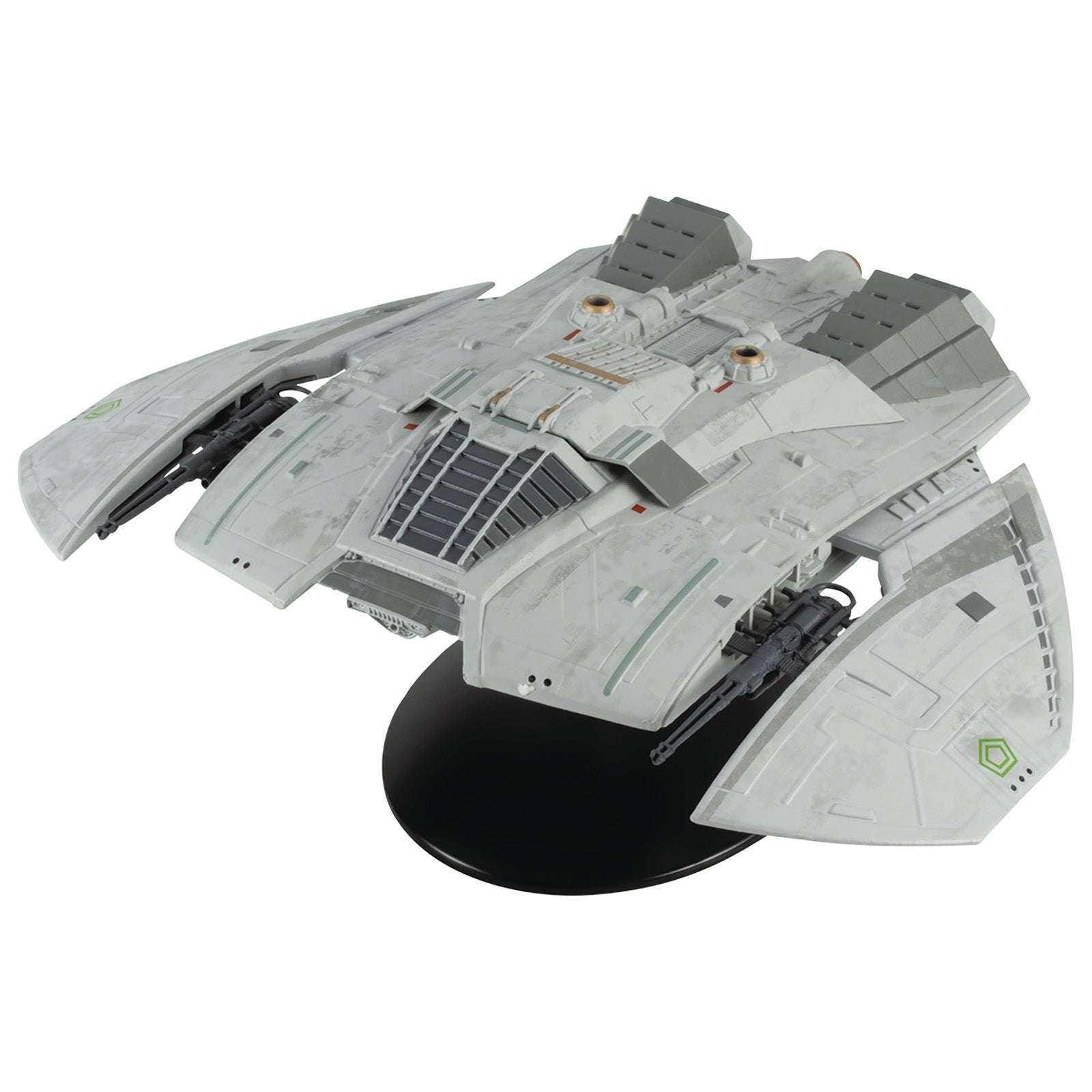 #11 Cylon Raider (Blood and Chrome) Diecast Model Ship (Battlestar Galactica / Eaglemoss) Real Merch