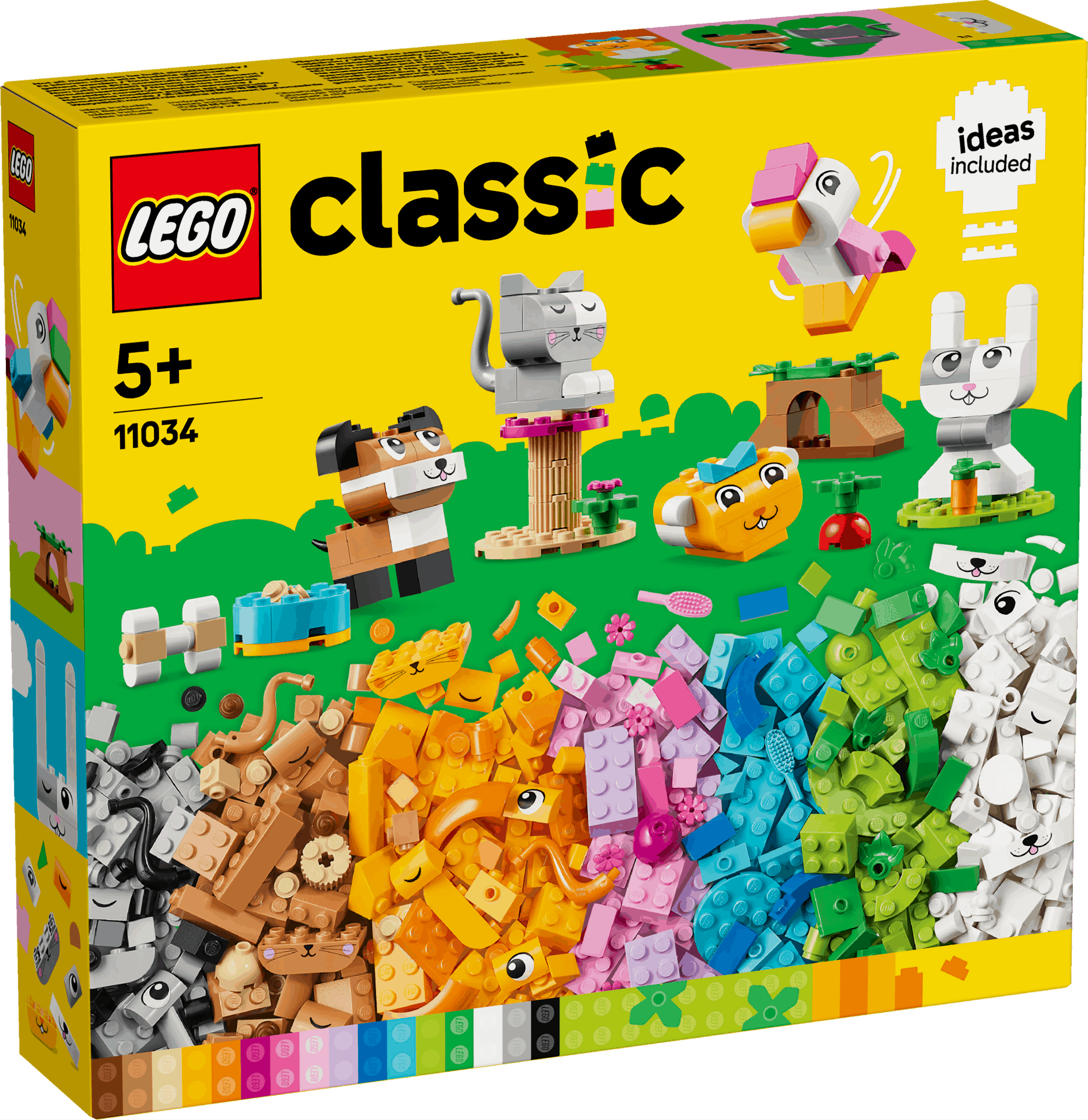 Lego Classic 11034 Creative Pets Building Brick Toy for Ages 5 and Up Curious Minds