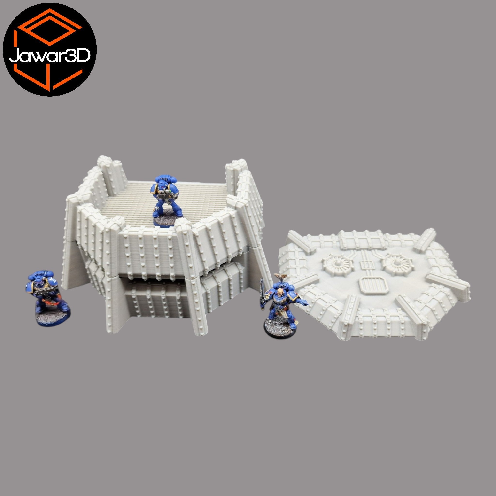 Reinforced Defence Bunker - 28mm Wargaming Scatter Terrain Scenery Tabletop Jawar3d