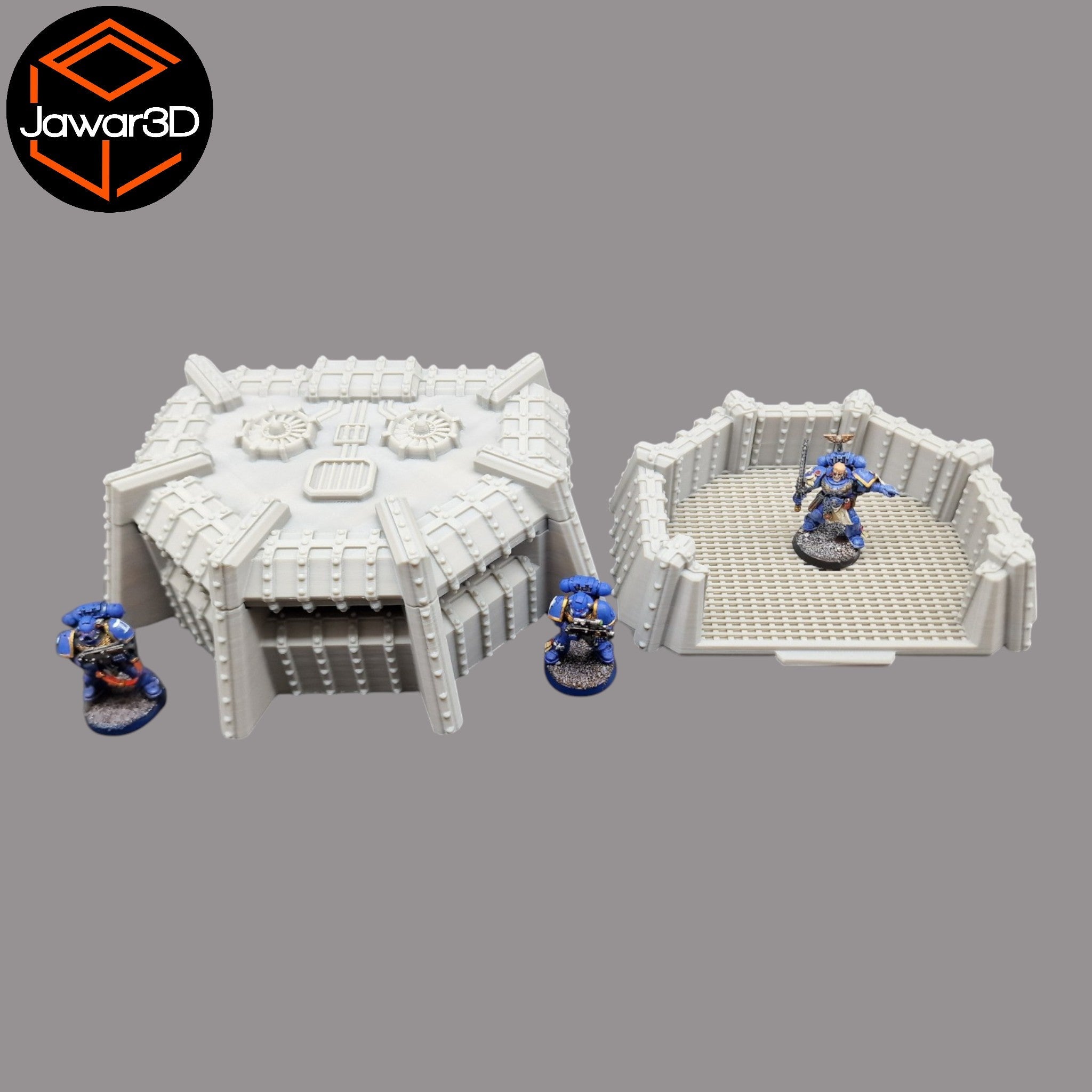 Reinforced Defence Bunker - 28mm Wargaming Scatter Terrain Scenery Tabletop Jawar3d