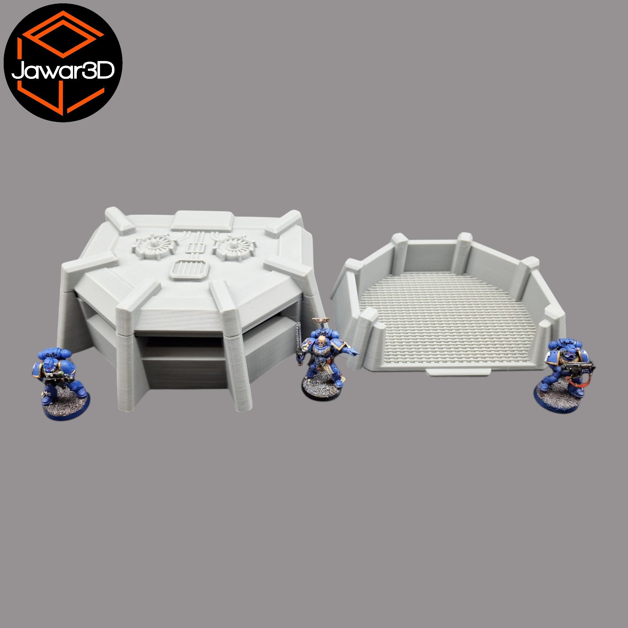 Standard Defence Bunker - 28mm Wargaming Scatter Terrain Scenery Tabletop Jawar3d