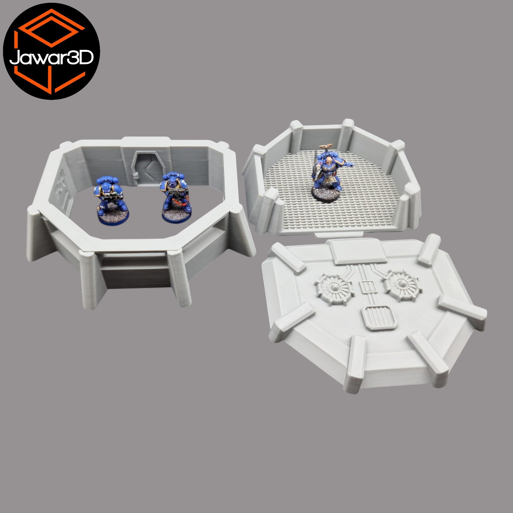 Standard Defence Bunker - 28mm Wargaming Scatter Terrain Scenery Tabletop Jawar3d
