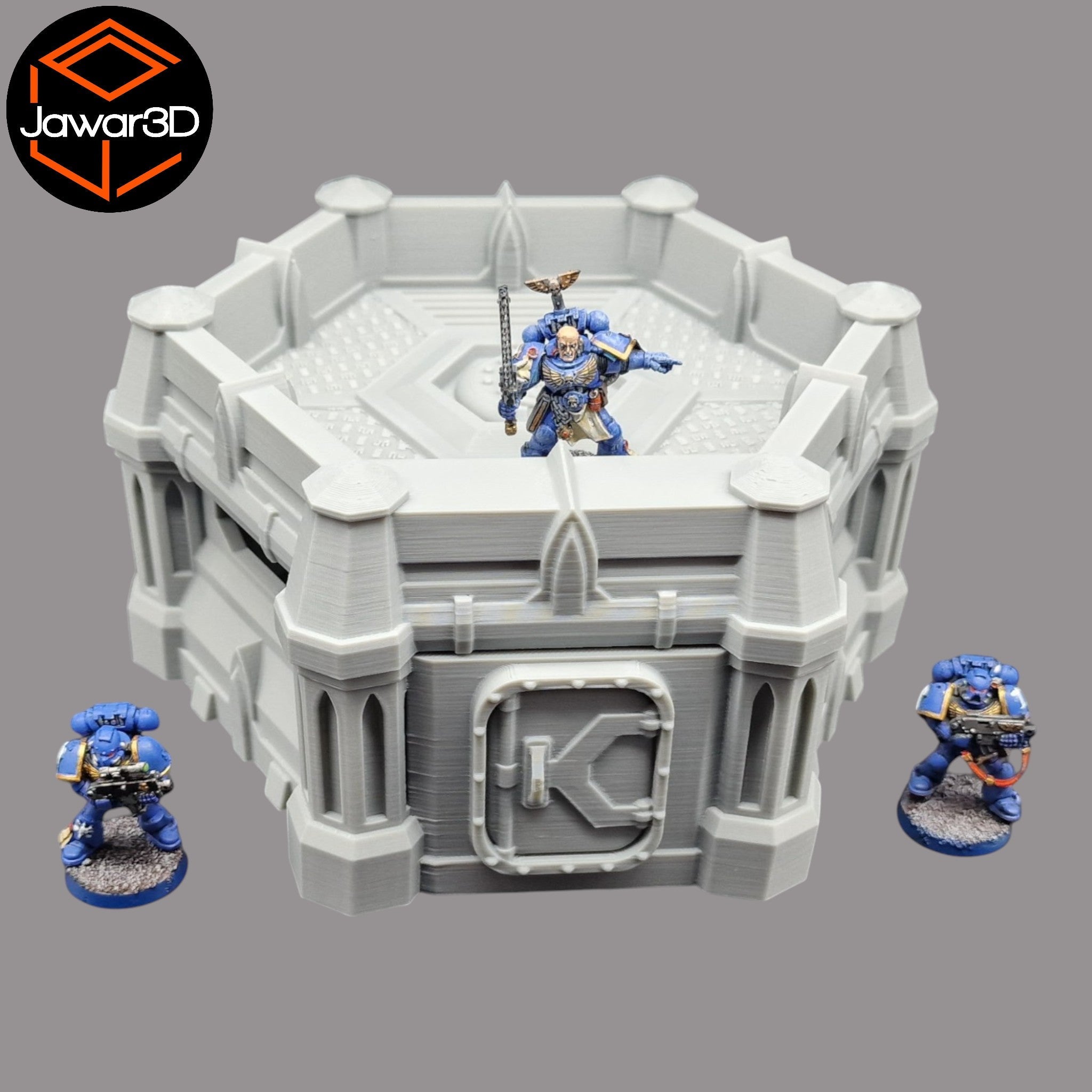 Zarix Bunker - 28mm Wargaming Scatter Terrain Scenery Tabletop Miniature Jawar3d