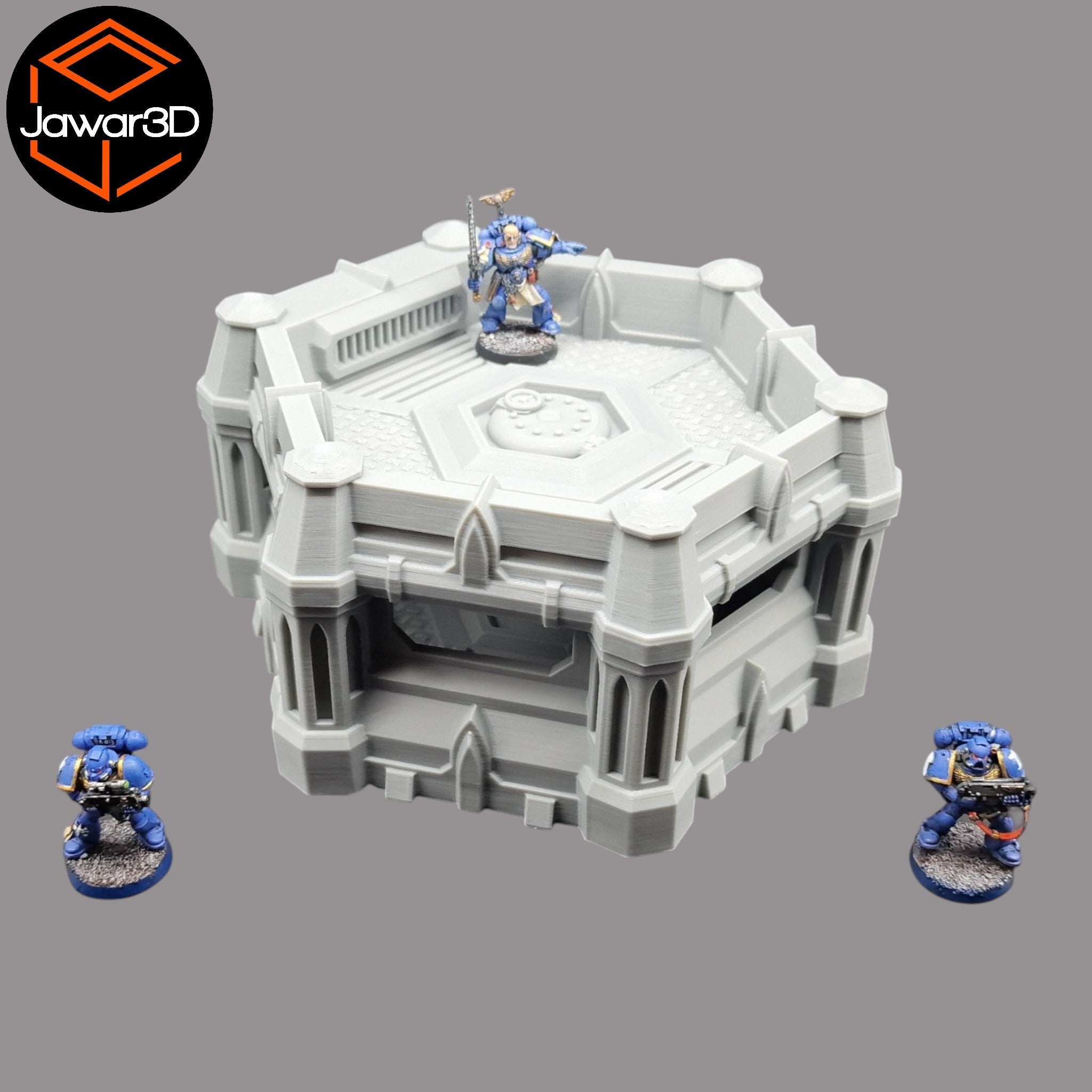 Zarix Bunker - 28mm Wargaming Scatter Terrain Scenery Tabletop Miniature Jawar3d