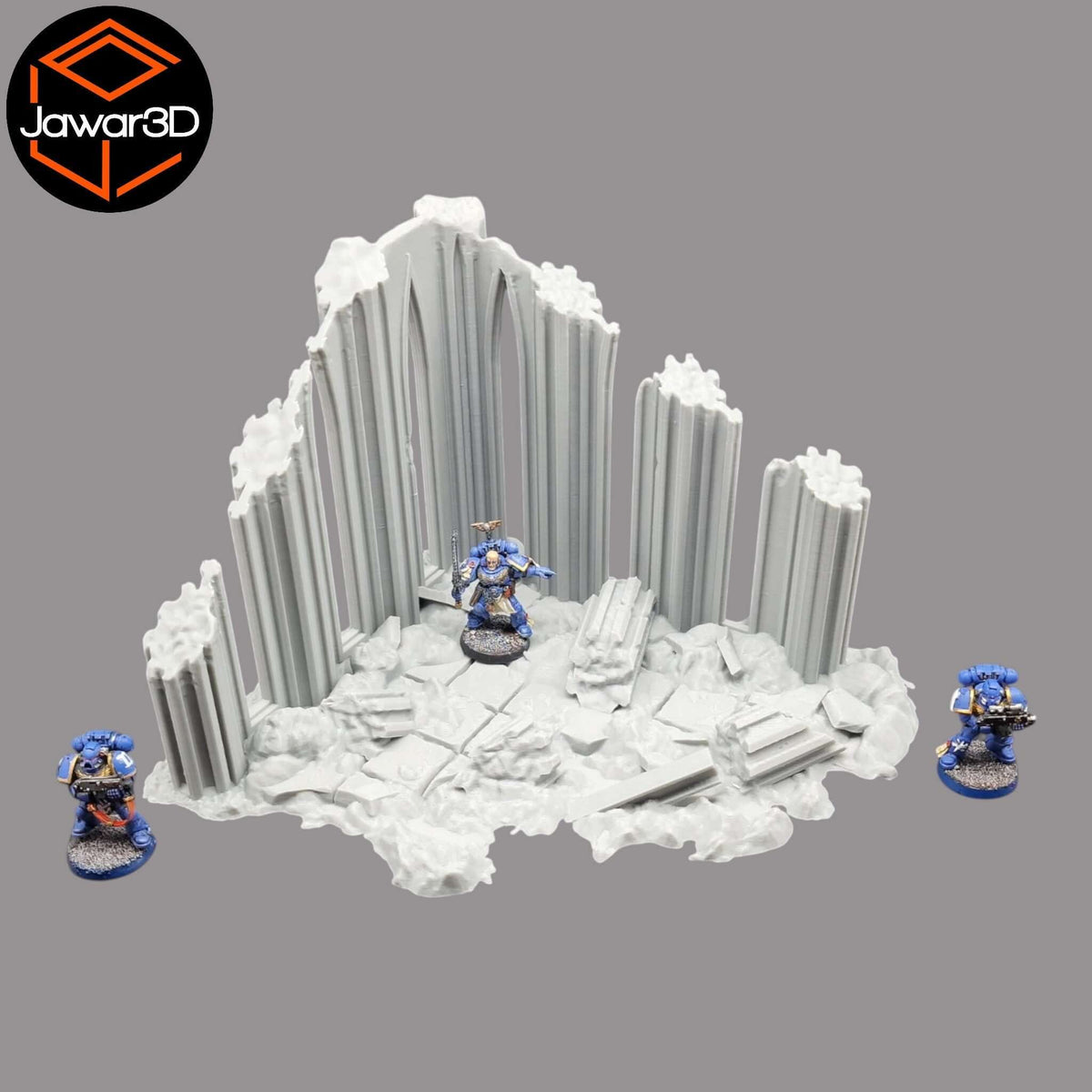 Zarix Ruins - 28mm Wargaming Scatter Terrain Scenery Tabletop Miniature Jawar3d