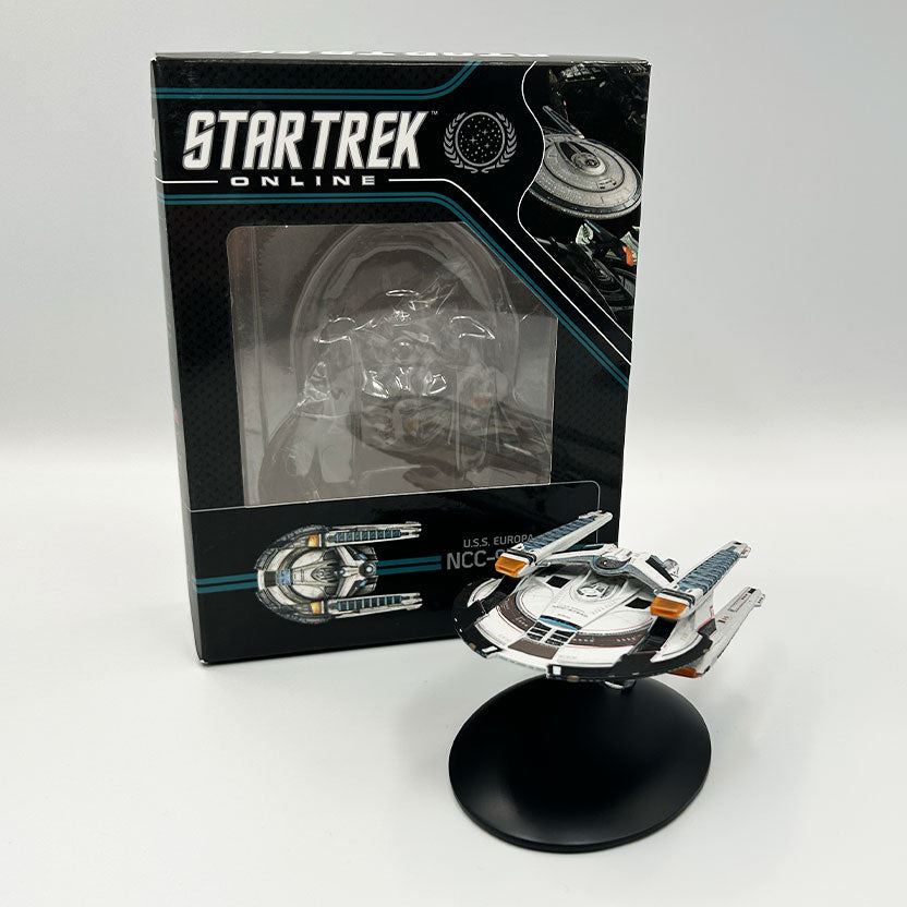 #09 U.S.S. Europa NCC-97640 Europa-Class Battle Cruiser Diecast Model Ship STO (Star Trek / Eaglemoss) Real Merch
