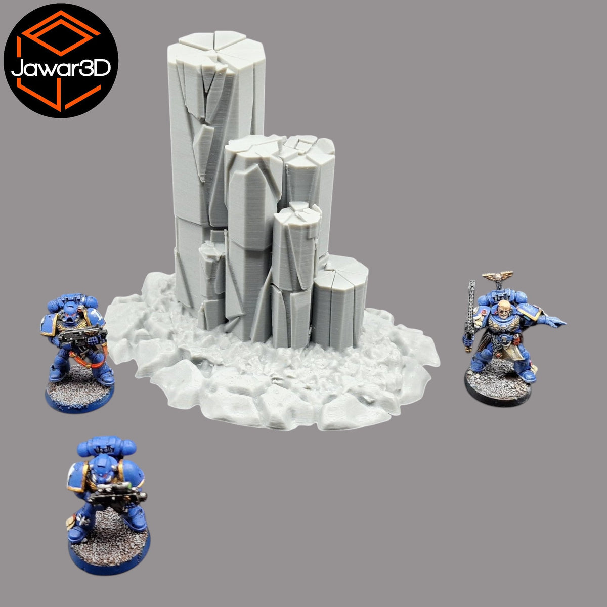 Crystal Formation - 28mm Wargaming Scatter Terrain Scenery Tabletop Miniature Jawar3d