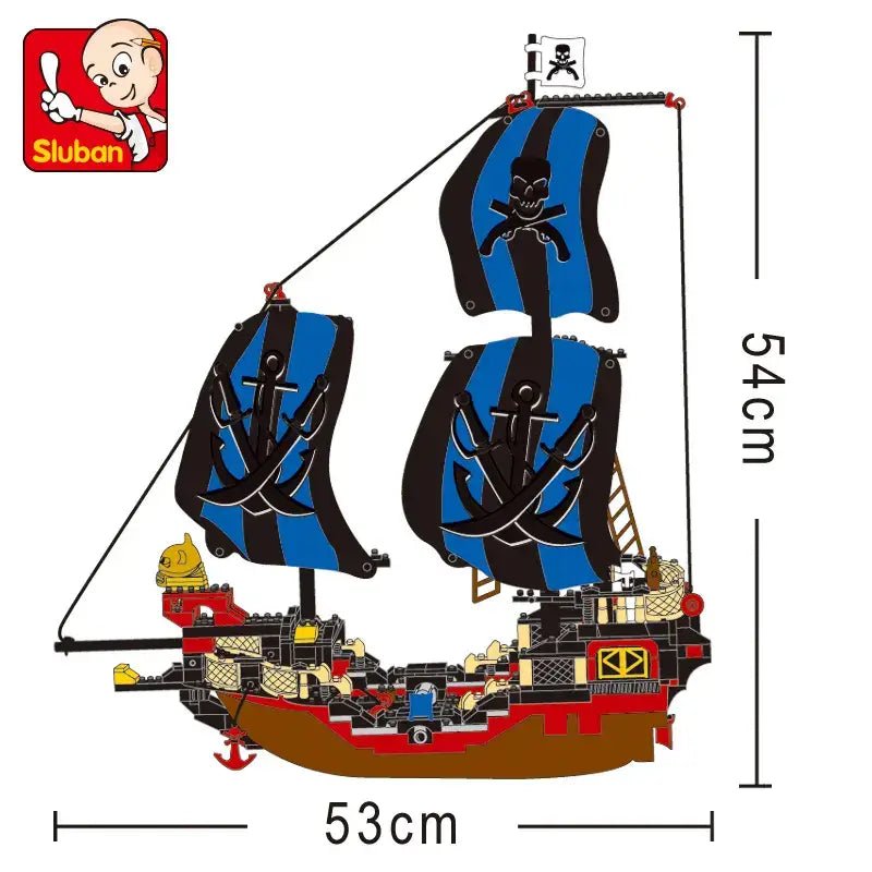 Sluban - Pirate Ship Building Brick Set Sluban