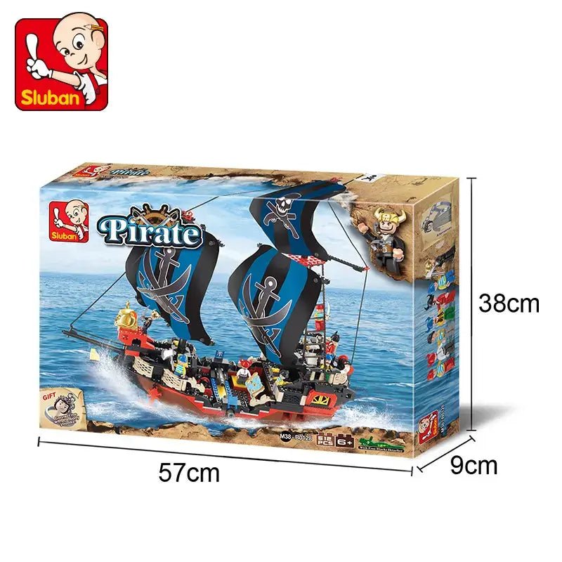 Sluban - Pirate Ship Building Brick Set Sluban
