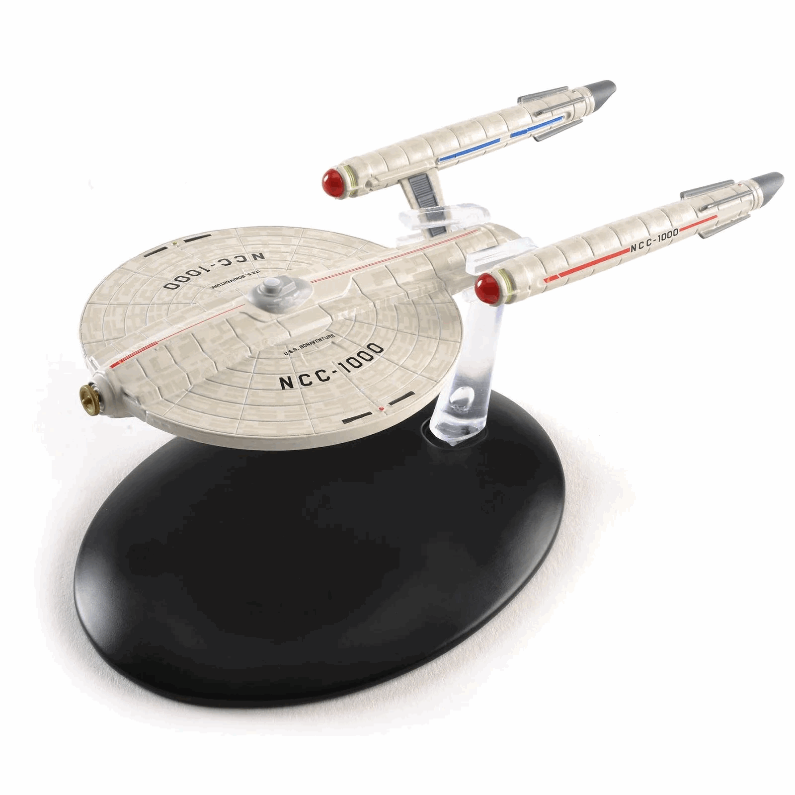#12 U.S.S. Bonaventure NCC-1000 Model Diecast Ship BONUS ISSUE (Eaglemoss / Star Trek) Real Merch