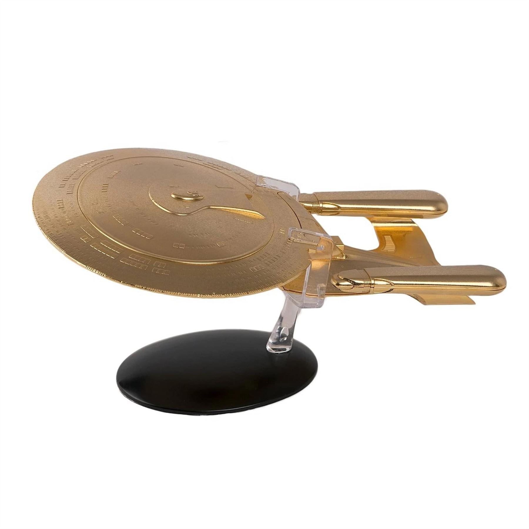 #20 Gold U.S.S. Enterprise NCC-1701-D Model Die Cast Ship SPECIAL ISSUE (Eaglemoss / Star Trek) Real Merch