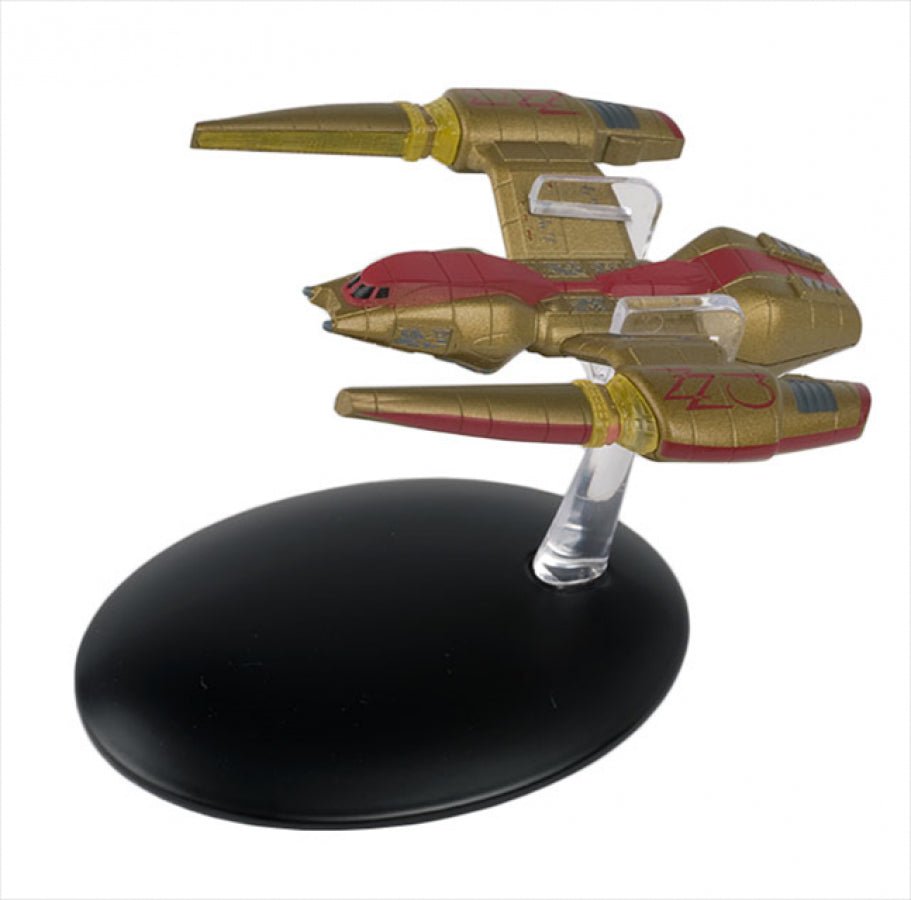 #133 Irina's Racing Ship (Terrellian Racer) Model Die Cast Ship (Eaglemoss / Star Trek) Real Merch