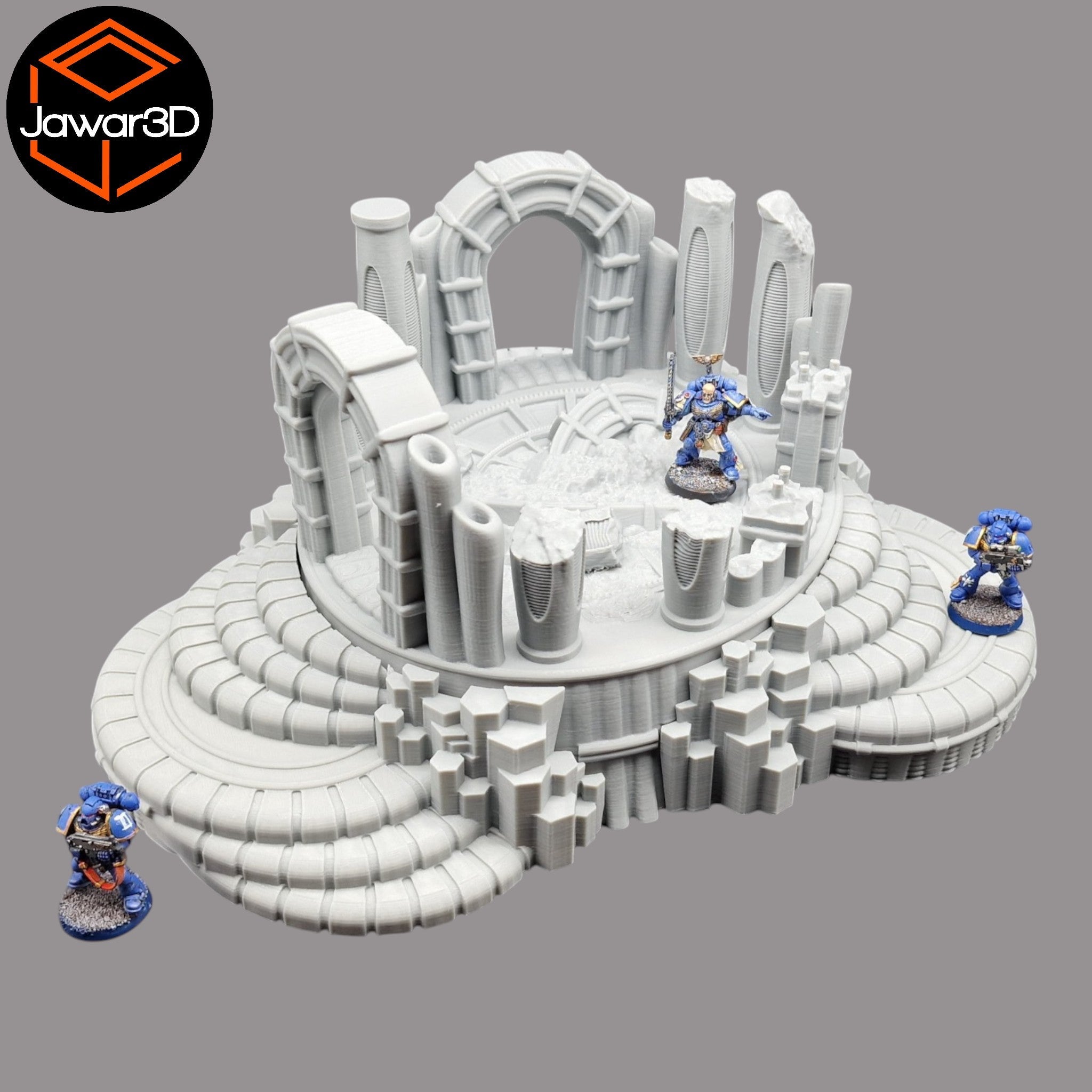 Thrax Ruins - 28mm Wargaming Scatter Terrain Scenery Tabletop Miniature Jawar3d