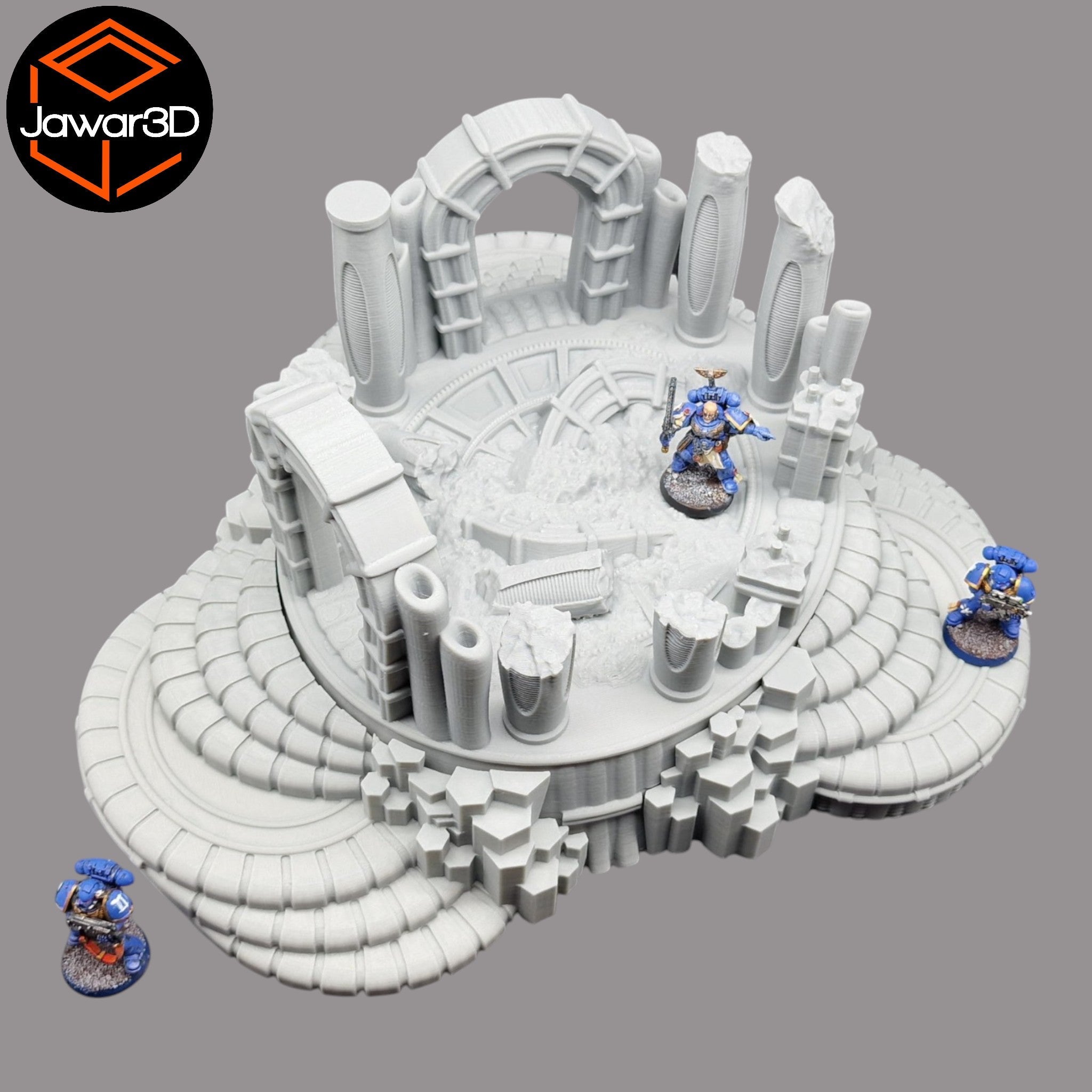 Thrax Ruins - 28mm Wargaming Scatter Terrain Scenery Tabletop Miniature Jawar3d