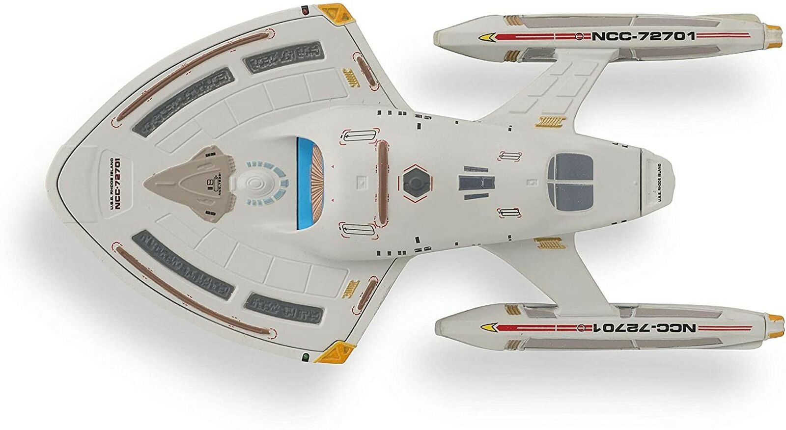 #98 U.S.S. Rhode Island NCC-72701 Ship Die-Cast Model STDC98 (Eaglemoss / Star Trek) Real Merch