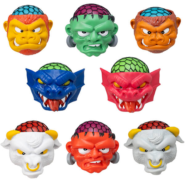 Kids Super Squishy Monster Brain Toy in Assorted Designs (single) Curious Minds