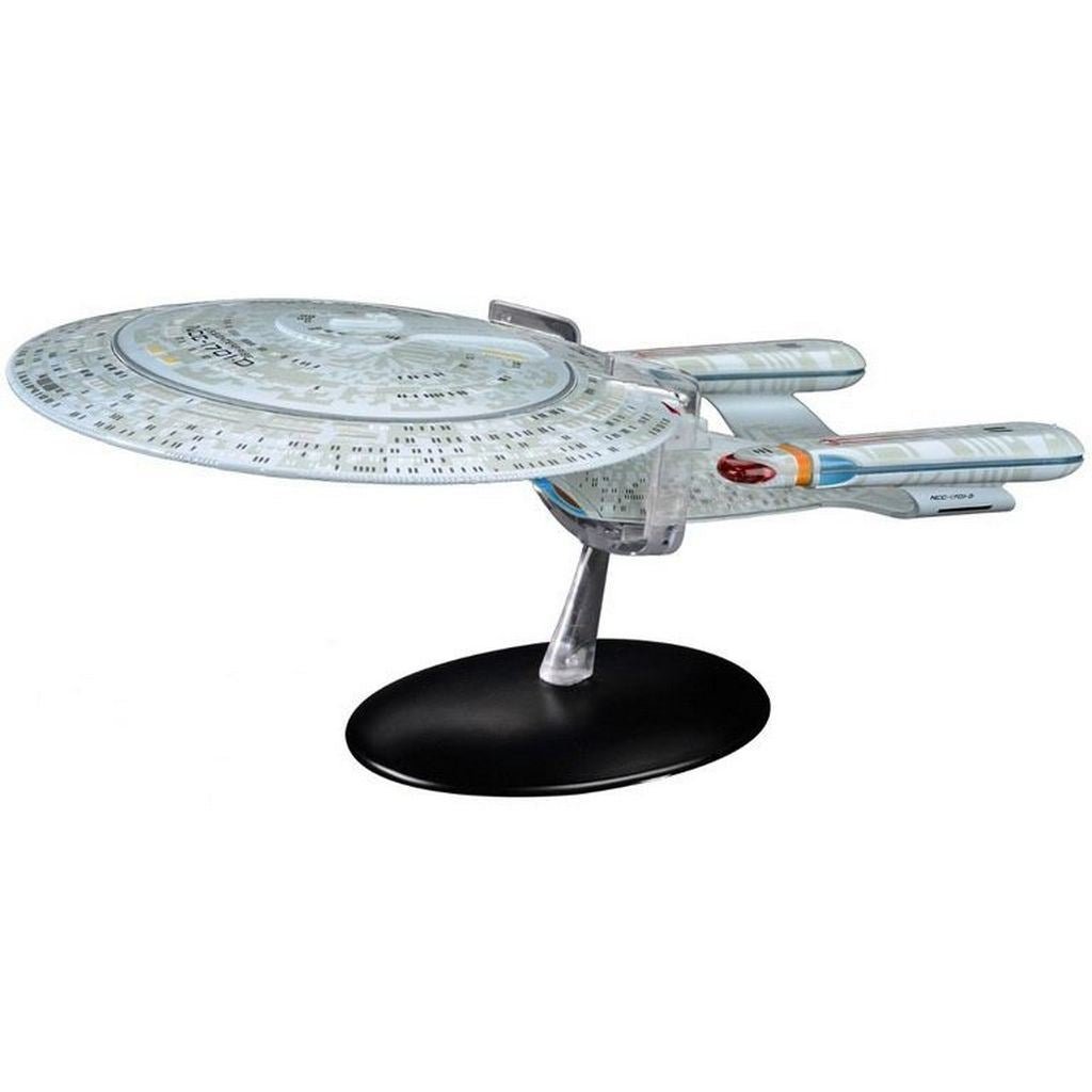 #02 U.S.S. Enterprise NCC-1701-D (Galaxy-class) XL EDITION Die-cast Model Ship (Eaglemoss / Star Trek) Real Merch
