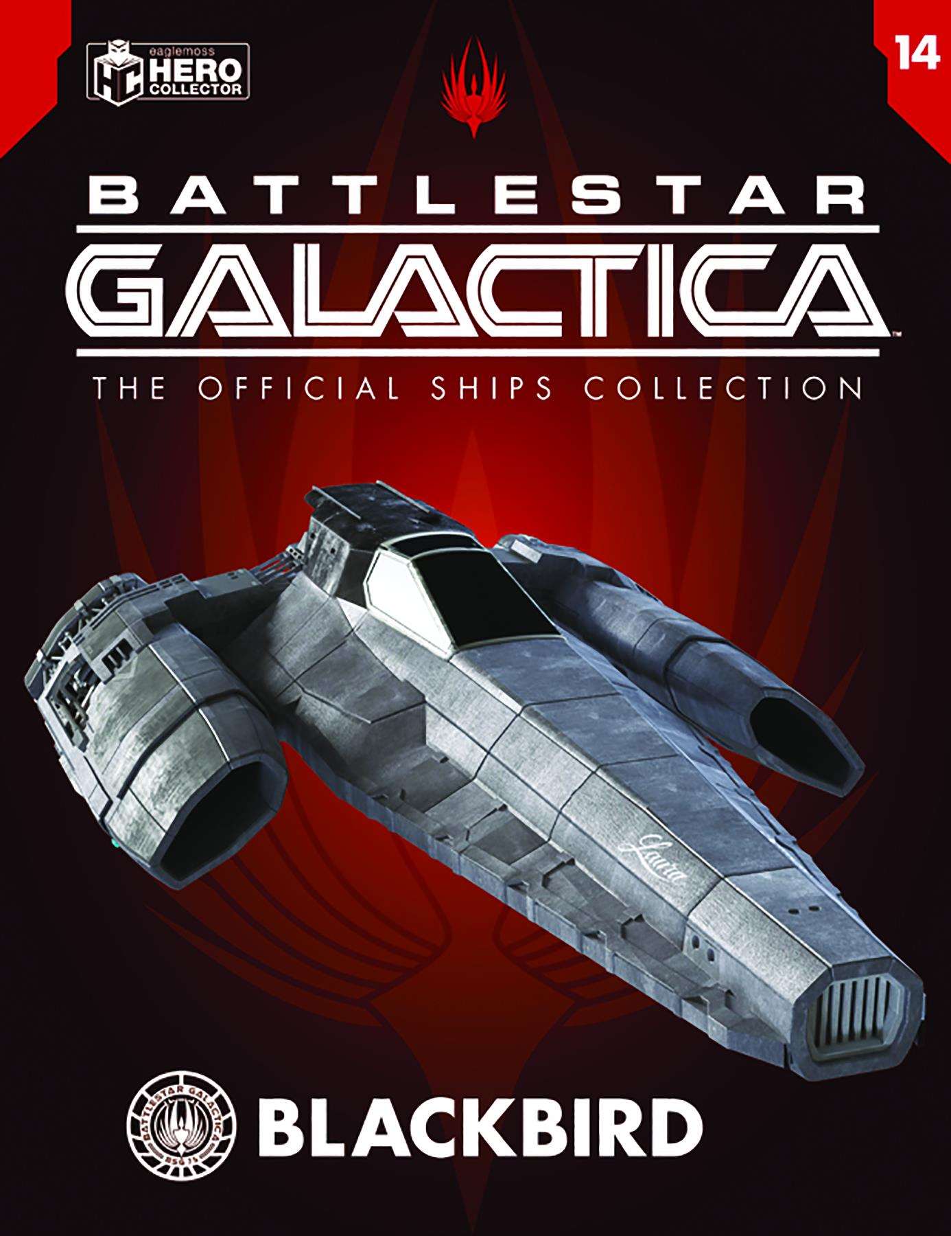 #14 Blackbird Diecast Model Ship (Battlestar Galactica: The Official Ships Collection Eaglemoss) Real Merch