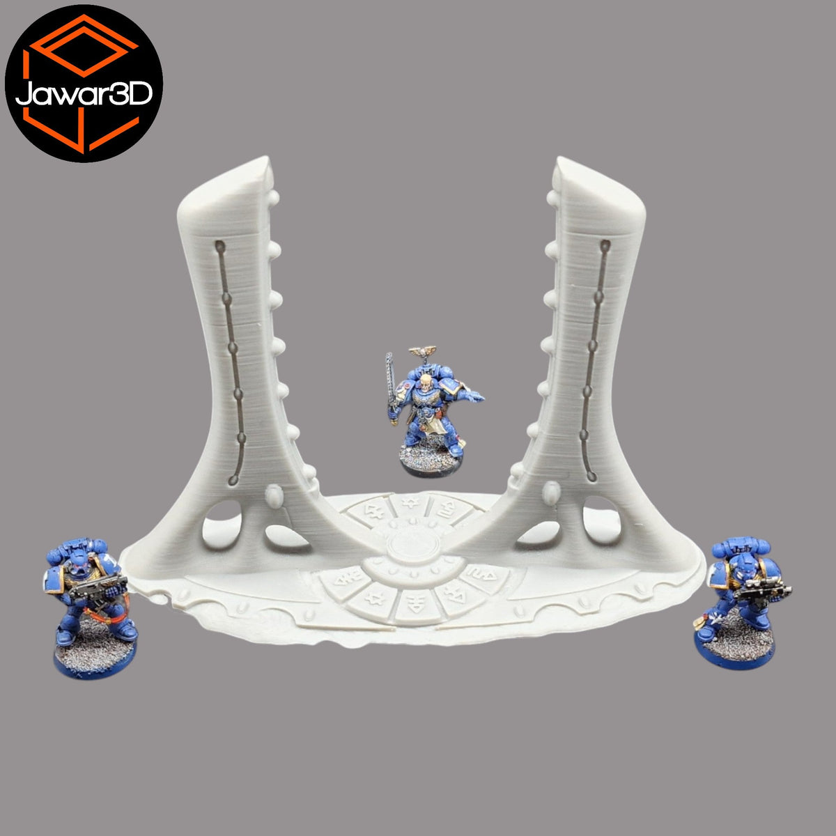 Draxus Gate - 28mm Wargaming Scatter Terrain Scenery Tabletop Miniature Jawar3d