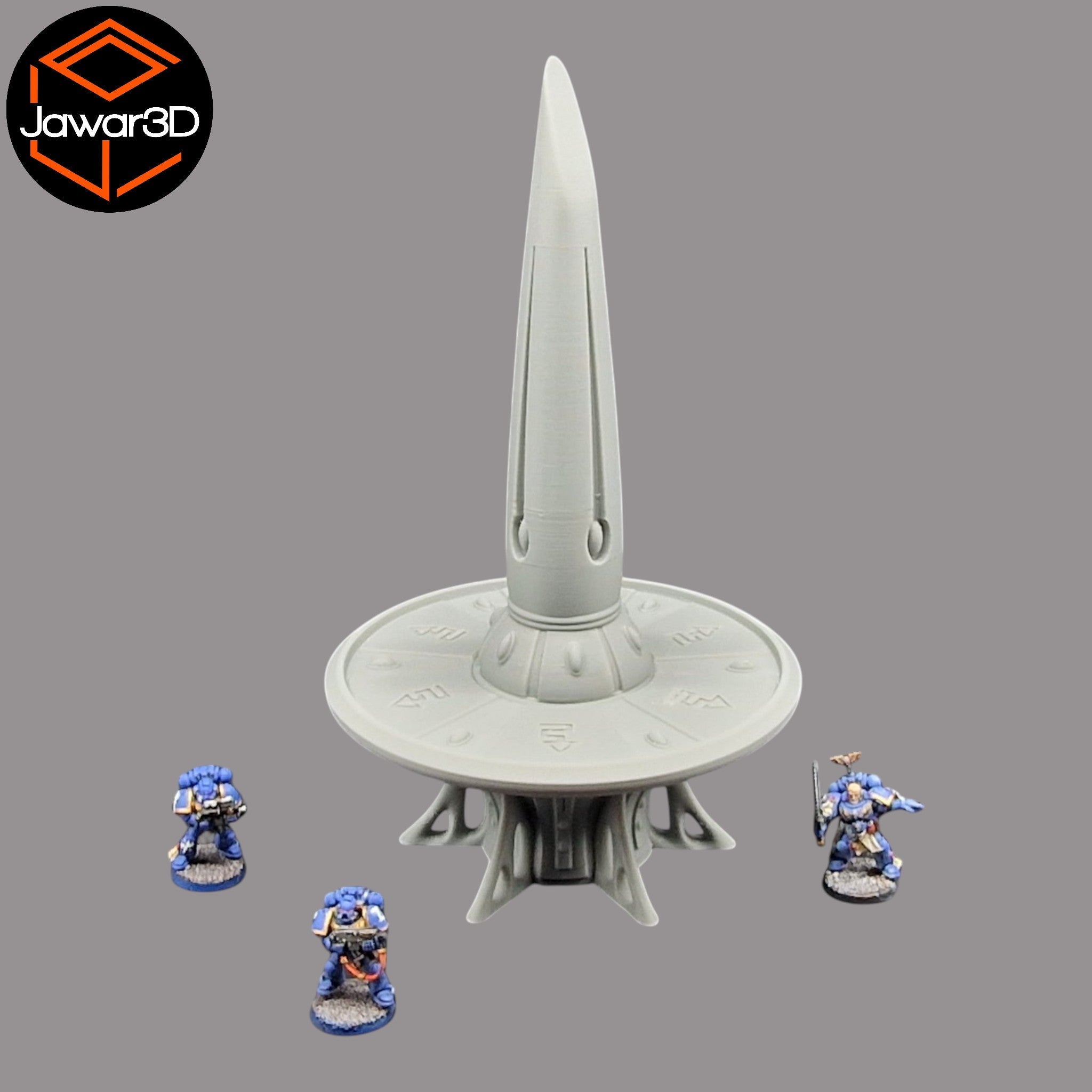 Draxus Post - 28mm Wargaming Scatter Terrain Scenery Tabletop Miniature Jawar3d