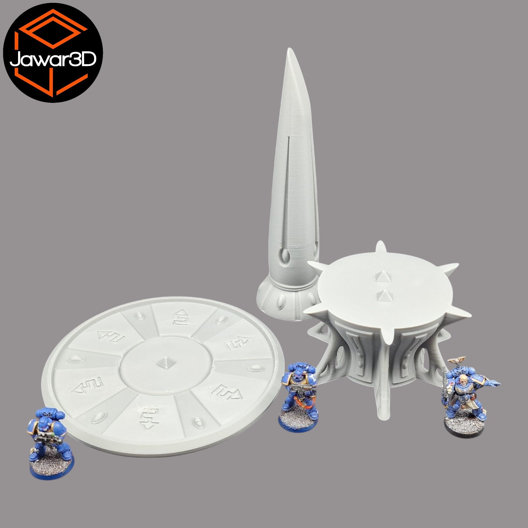 Draxus Post - 28mm Wargaming Scatter Terrain Scenery Tabletop Miniature Jawar3d