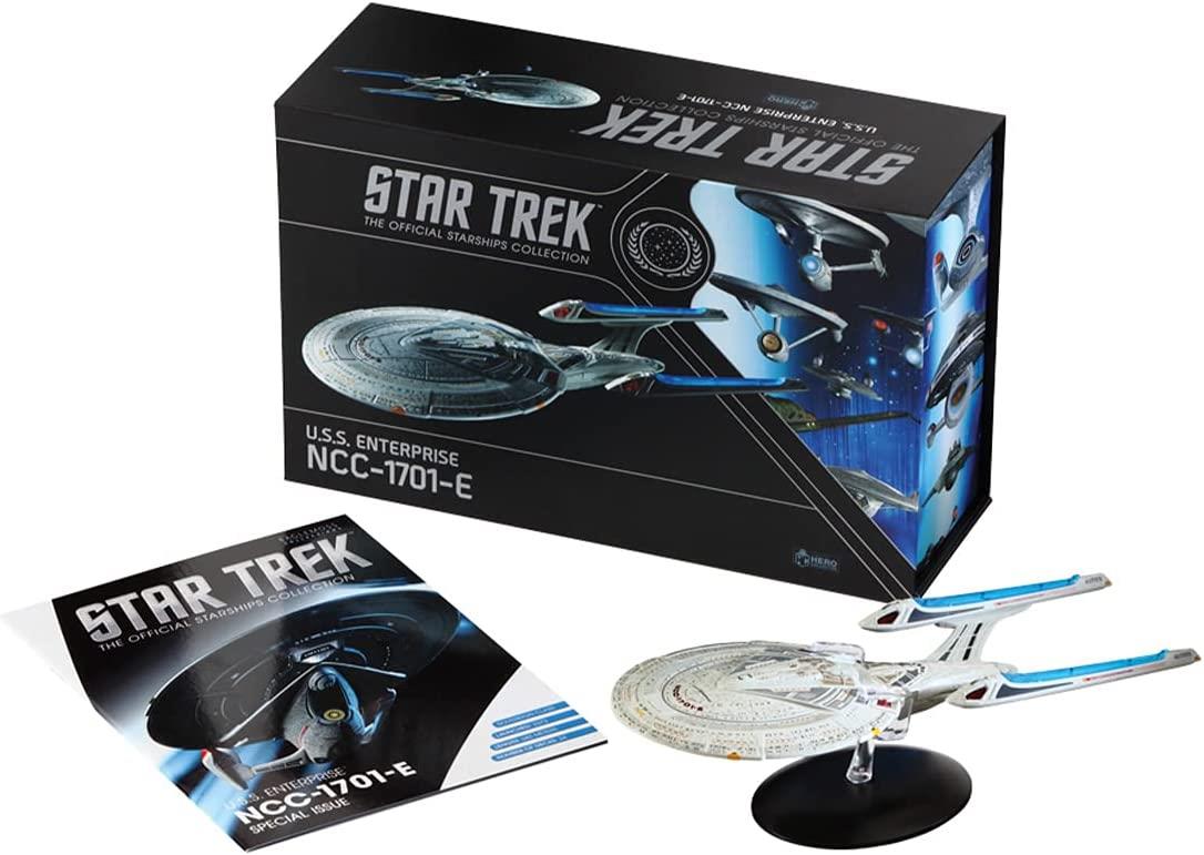 #03 U.S.S. Enterprise NCC-1701-E (Sovereign-class) XL EDITION Ship Model Die Cast Starship (Eaglemoss / Star Trek) Real Merch