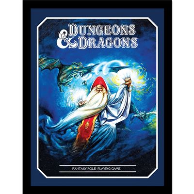 Dungeons and Dragons Wizard Framed Collectors Print Pyramid International