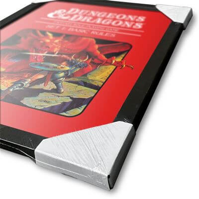 Dungeons and Dragons Basic Rules Framed Collectors Print Pyramid International